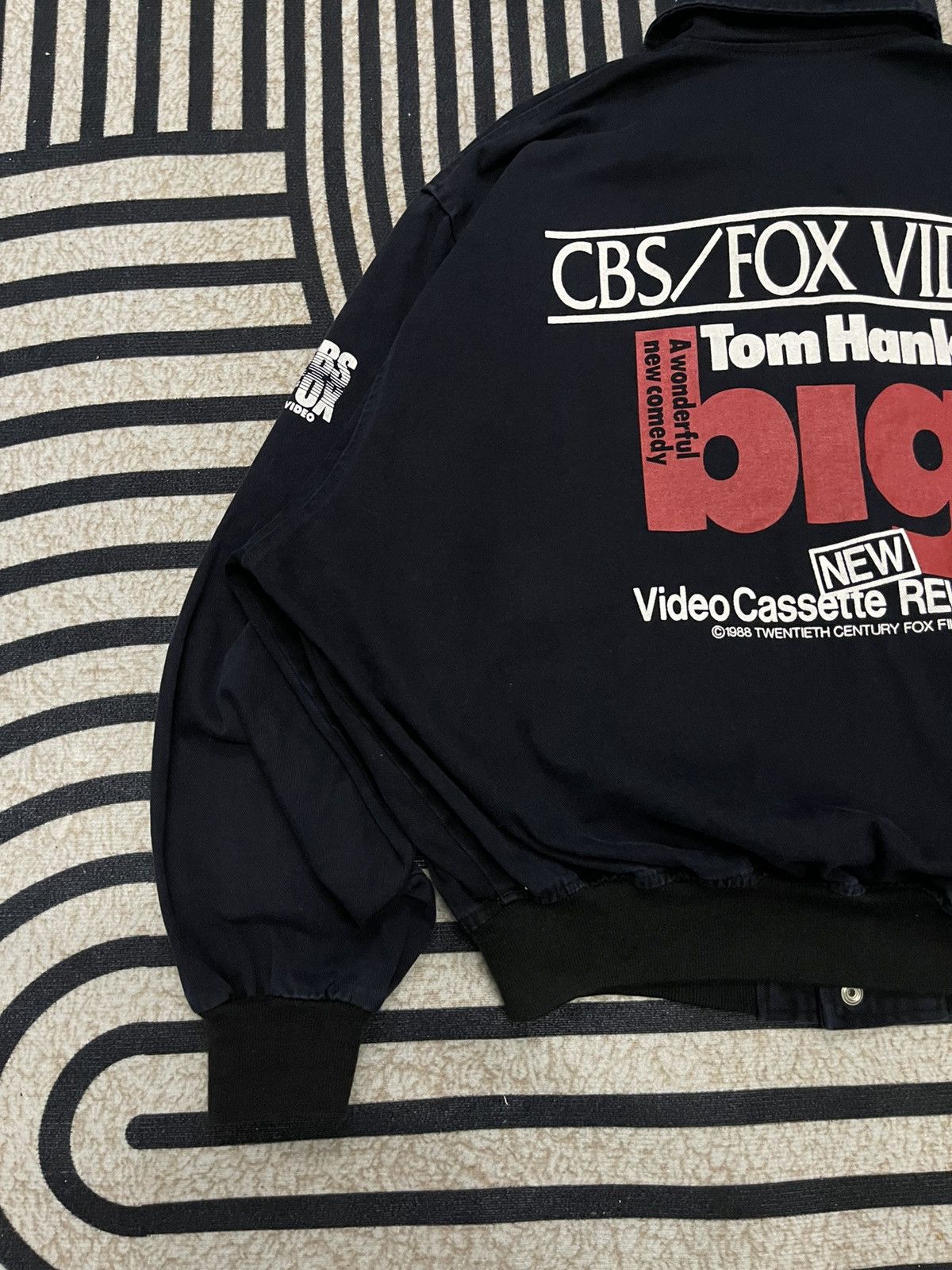 Vintage 80s TOM HANKS “BIG” MOVIE PROMO JACKET CBS/FOX RARE Size US L / EU 52-54 / 3 - 10 Thumbnail