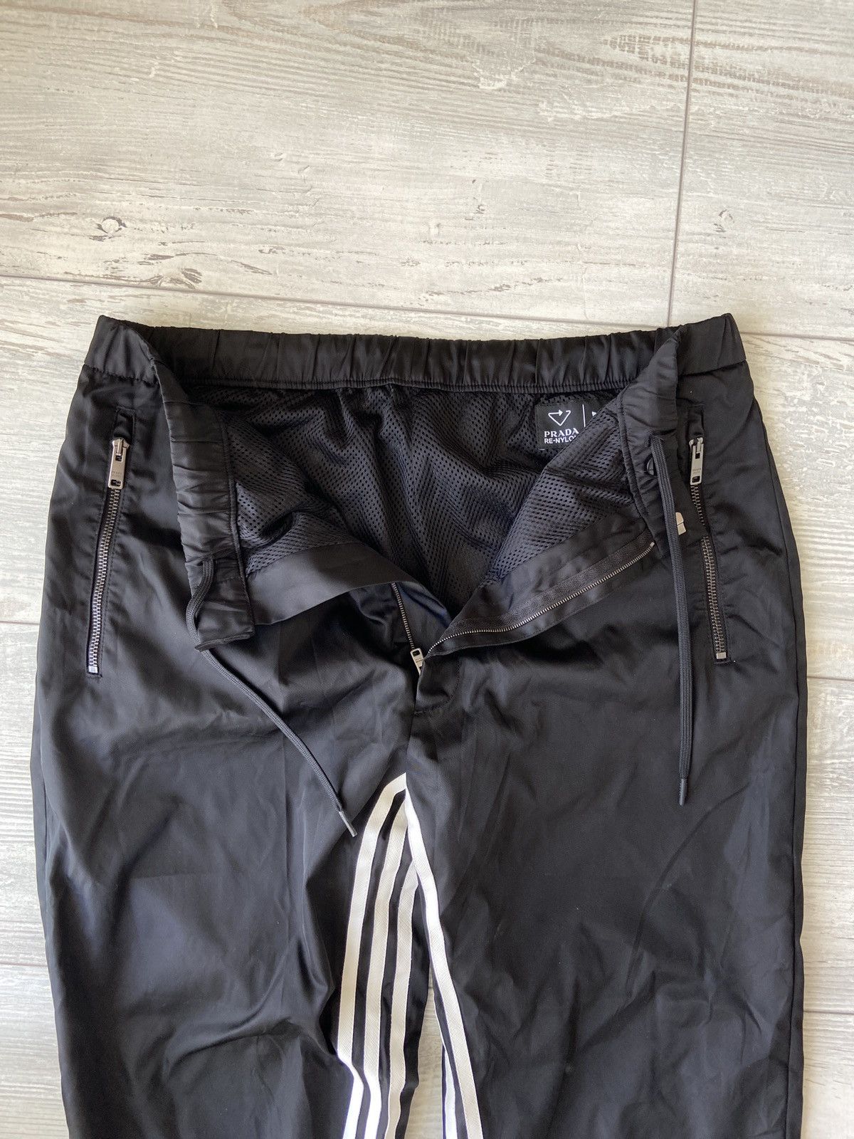 Adidas × Prada Prada x Adidas Re-Nylon Pants Black Size US 42 / EU 58 - 15 Thumbnail