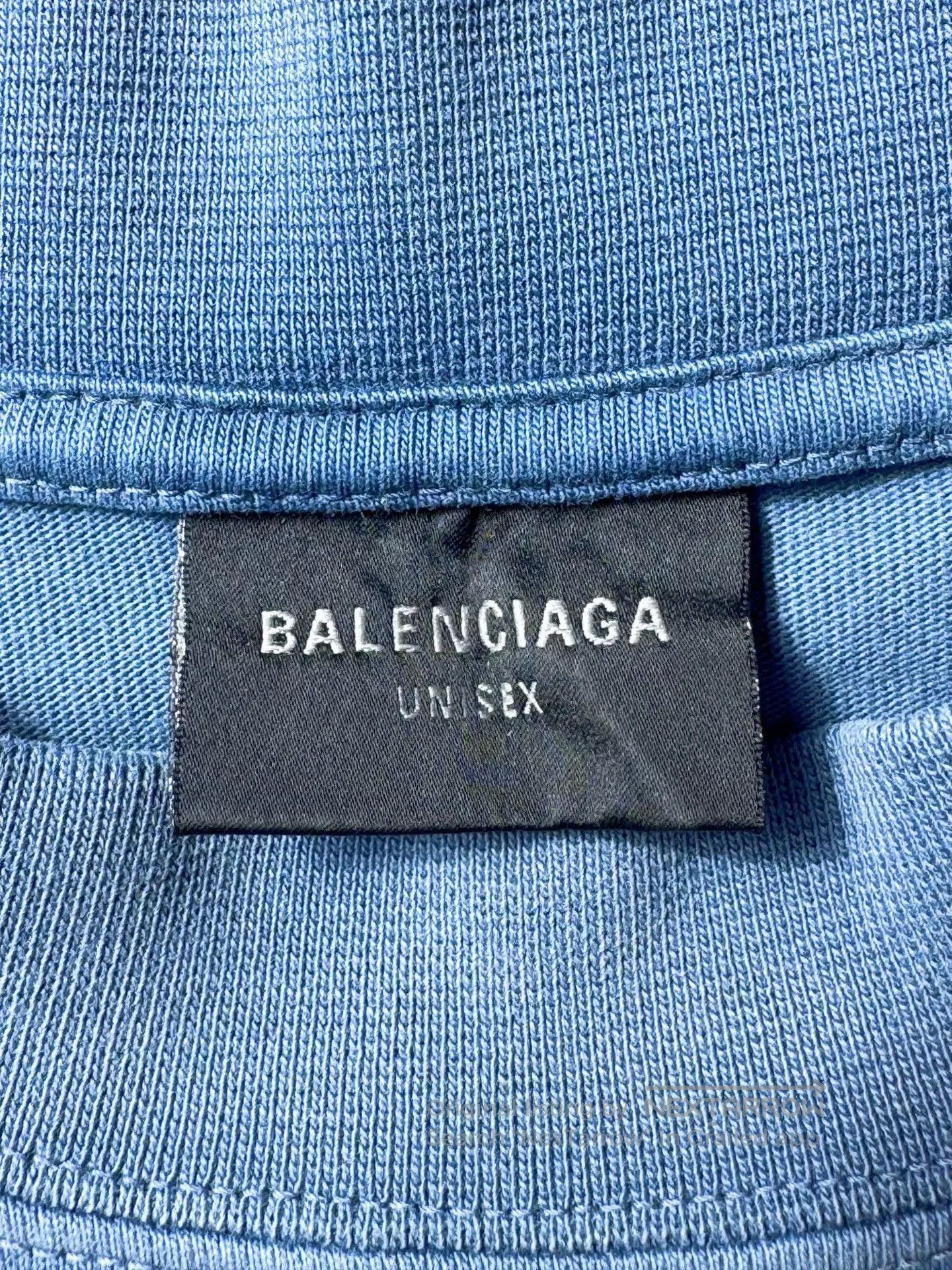 Balenciaga Balenciaga Gradient Logo Short Sleeve T-Shirt. Size S / US 4 / IT 40 - 7 Thumbnail