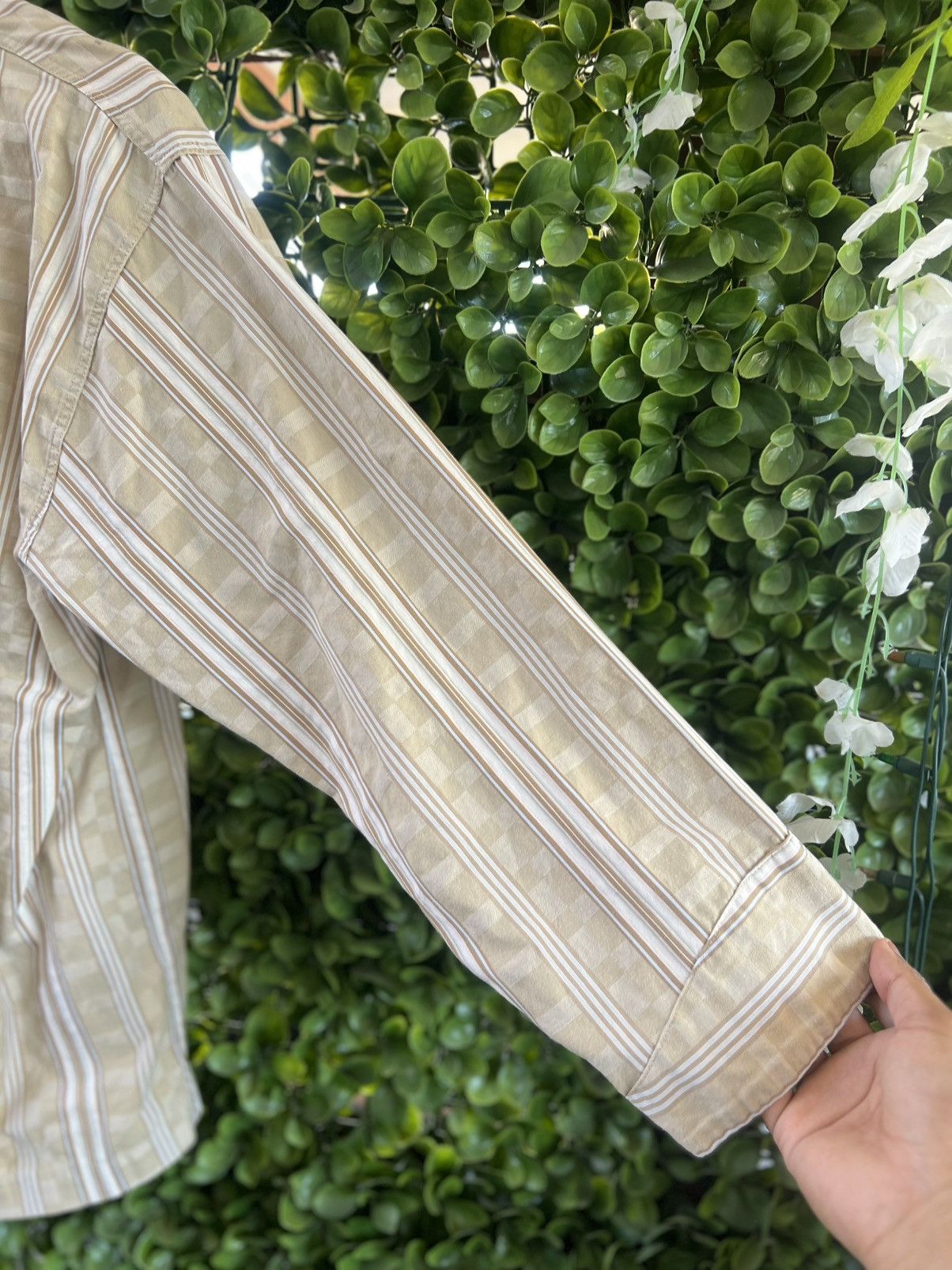 Celine × Vintage Vintage Early 90s Celine Pajamas Shirt Sz Medium Size M / US 6-8 / IT 42-44 - 16 Thumbnail