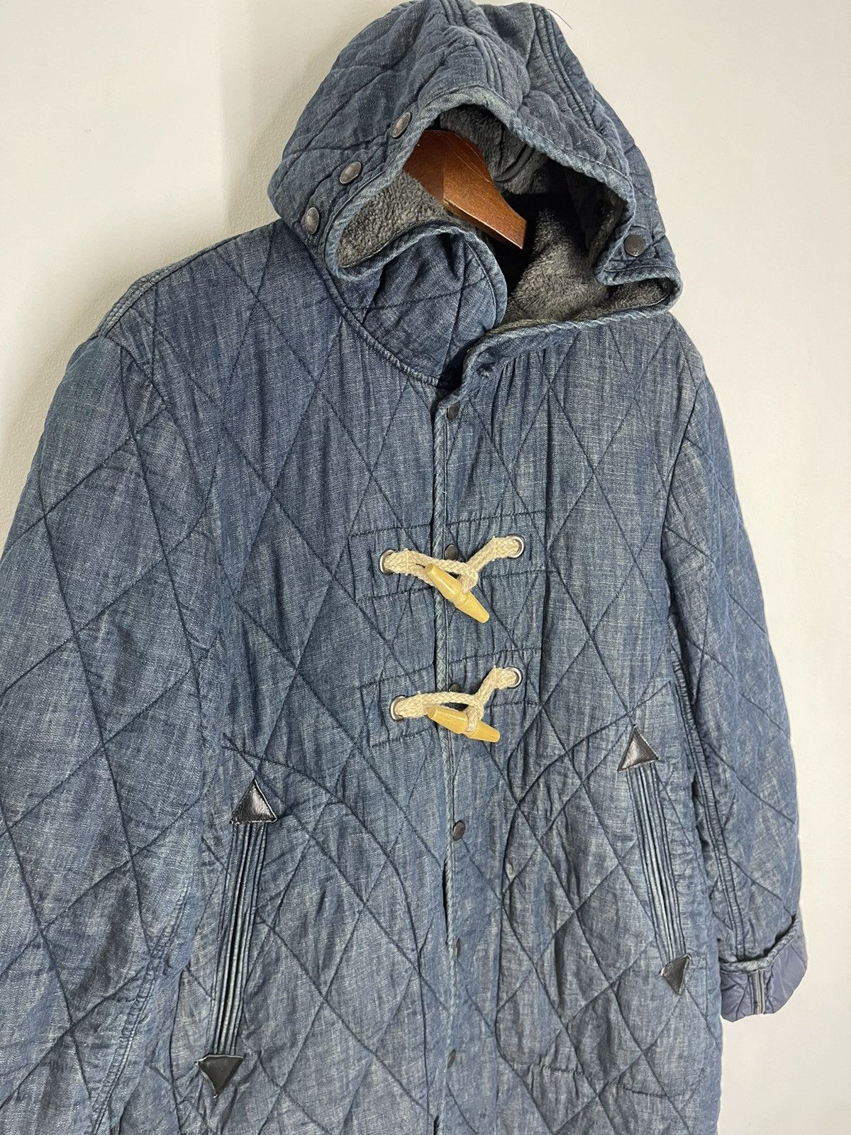 OMNIGOD VINTAGE OMNIGOD INDIGO BLUE QUILTS PARKAS Size US L / EU 52-54 / 3 - 2 Thumbnail