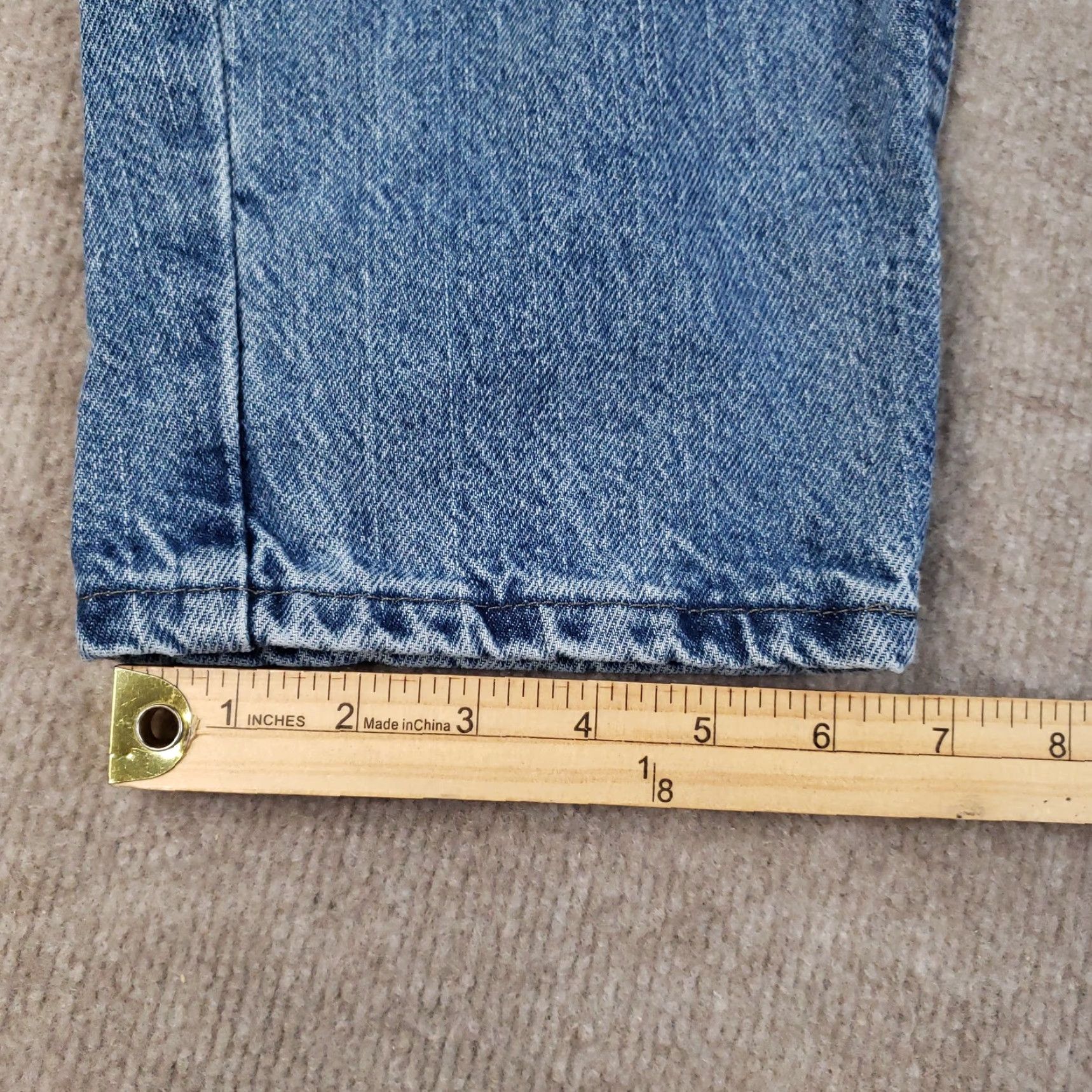 Lee VINTAGE Lee Jeans Womens 16 Blue High Rise Tapered Leg Relaxed Fit Denim 90s Size 38" / US 16 / IT 52 - 4 Thumbnail