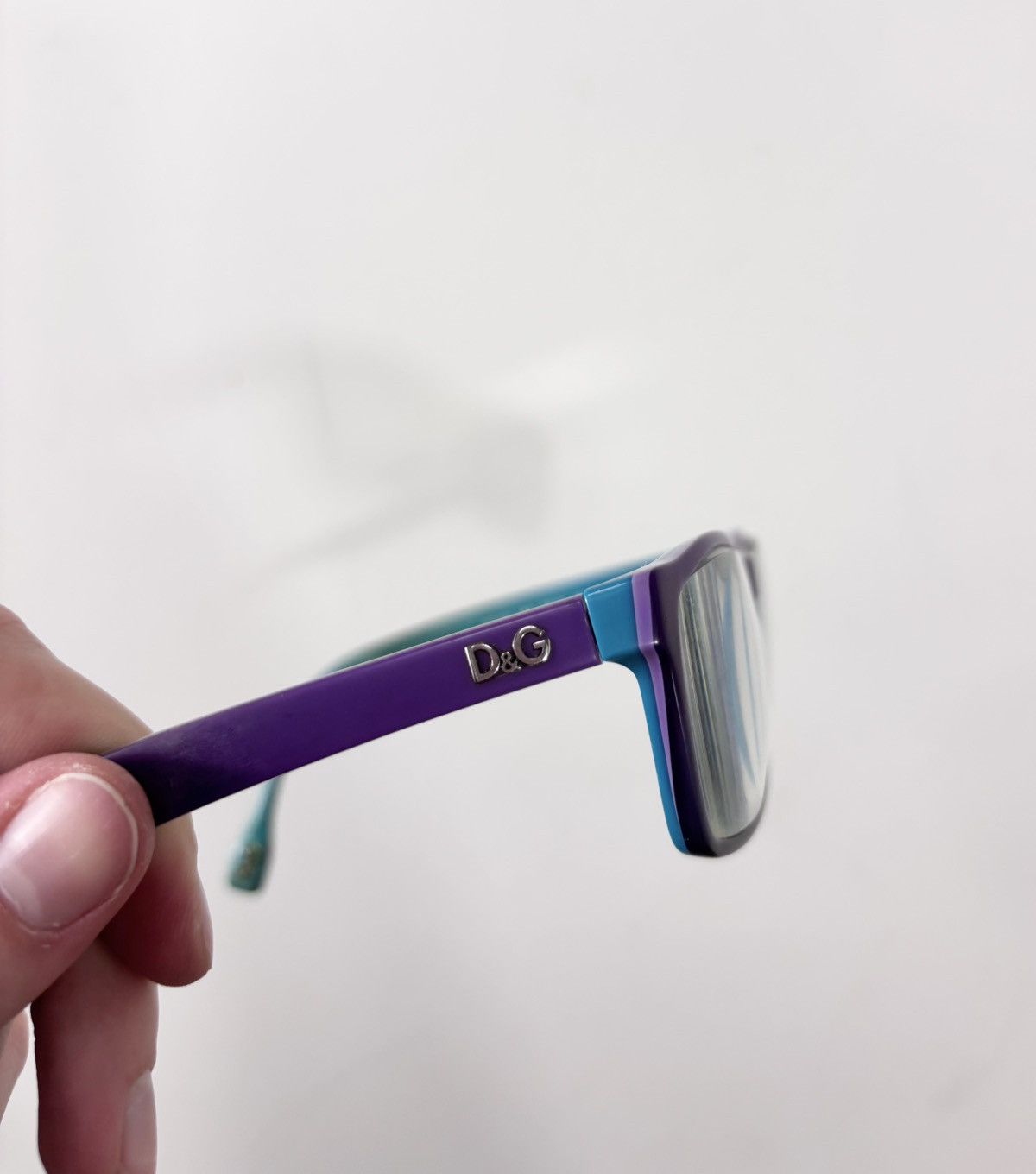 Dolce & Gabbana Dolce & Gabbana D&G Eyeglasses Frame Purple/Blue Size ONE SIZE - 3 Thumbnail