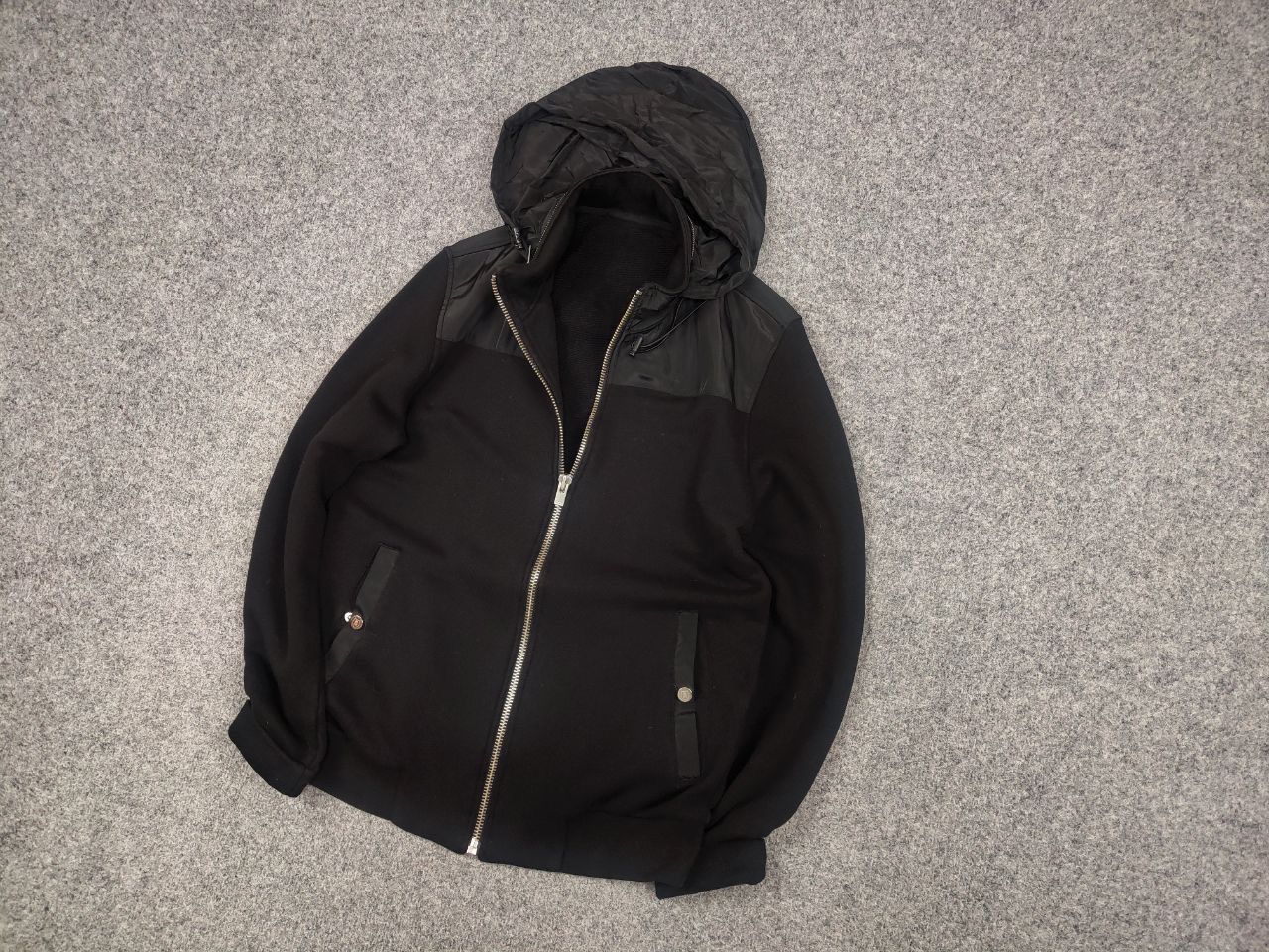 The Kooples The kooples Minimalistic Black Classic Cotton Zip up Hoodie Size US S / EU 44-46 / 1 - 3 Thumbnail