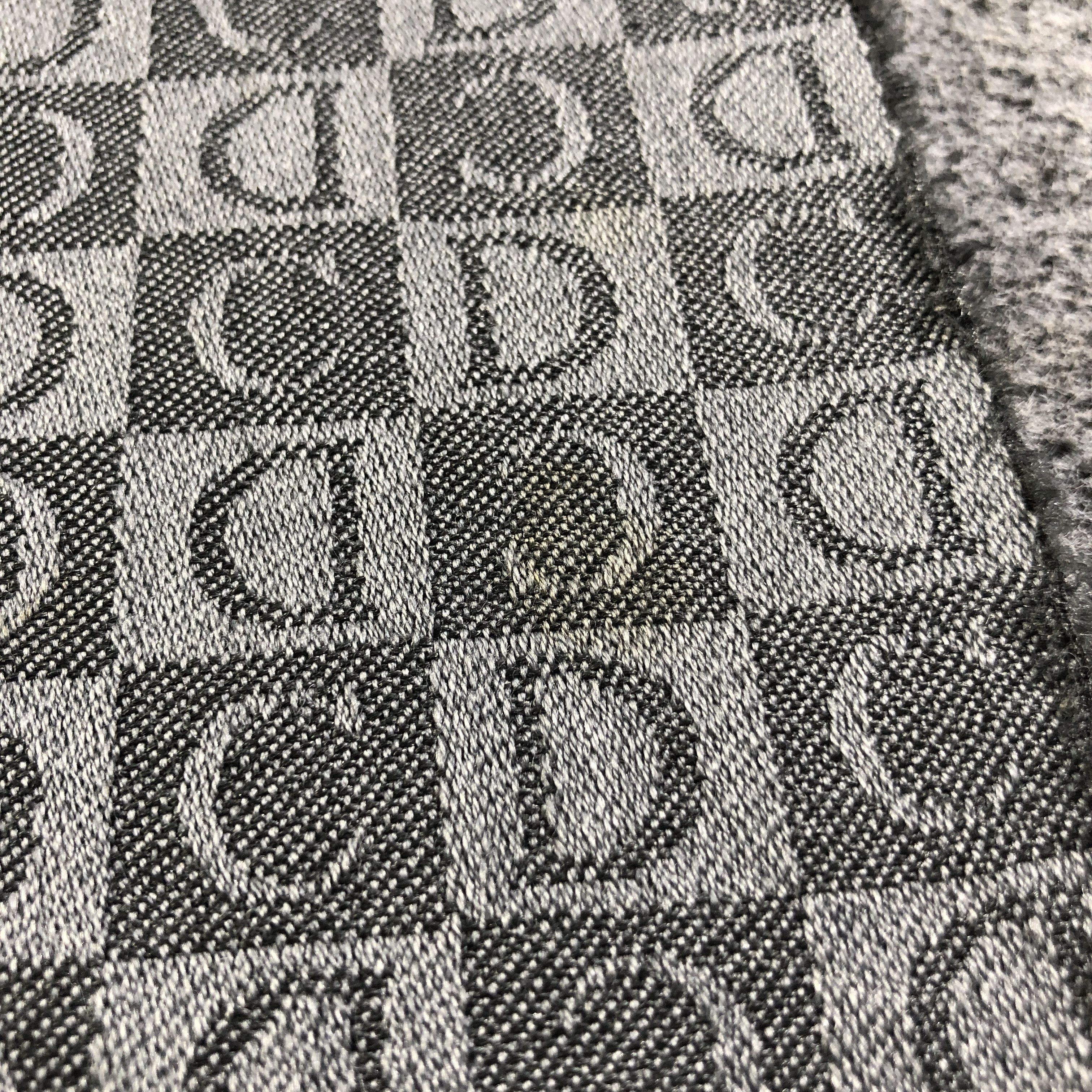 Christian Dior Monsieur Christian Dior CD Monogram Silk/Wool Scarf Muffler V2638 Size ONE SIZE - 5 Thumbnail