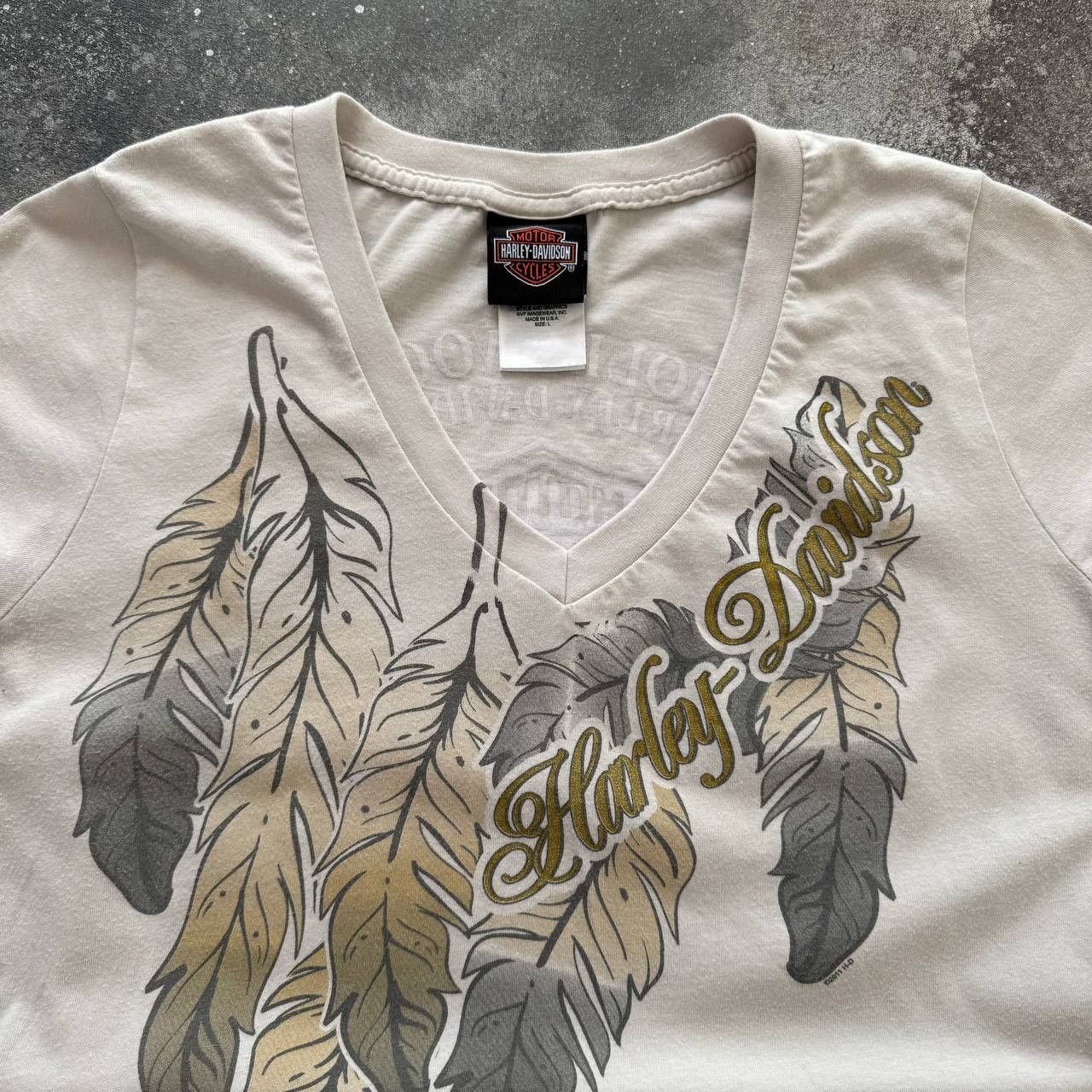 Harley Davidson × Japanese Brand × Vintage Y2K Harley Davidson Vintage Amazing T-Shirt Size L / US 10 / IT 46 - 5 Thumbnail