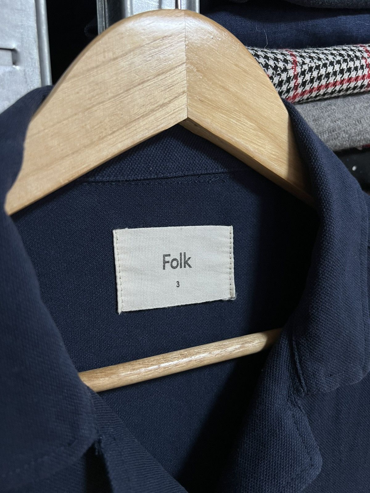 Folk Folk Clothing Navy Cuban Short Sleeve Button Up Shirt Size 3 Size US L / EU 52-54 / 3 - 3 Thumbnail