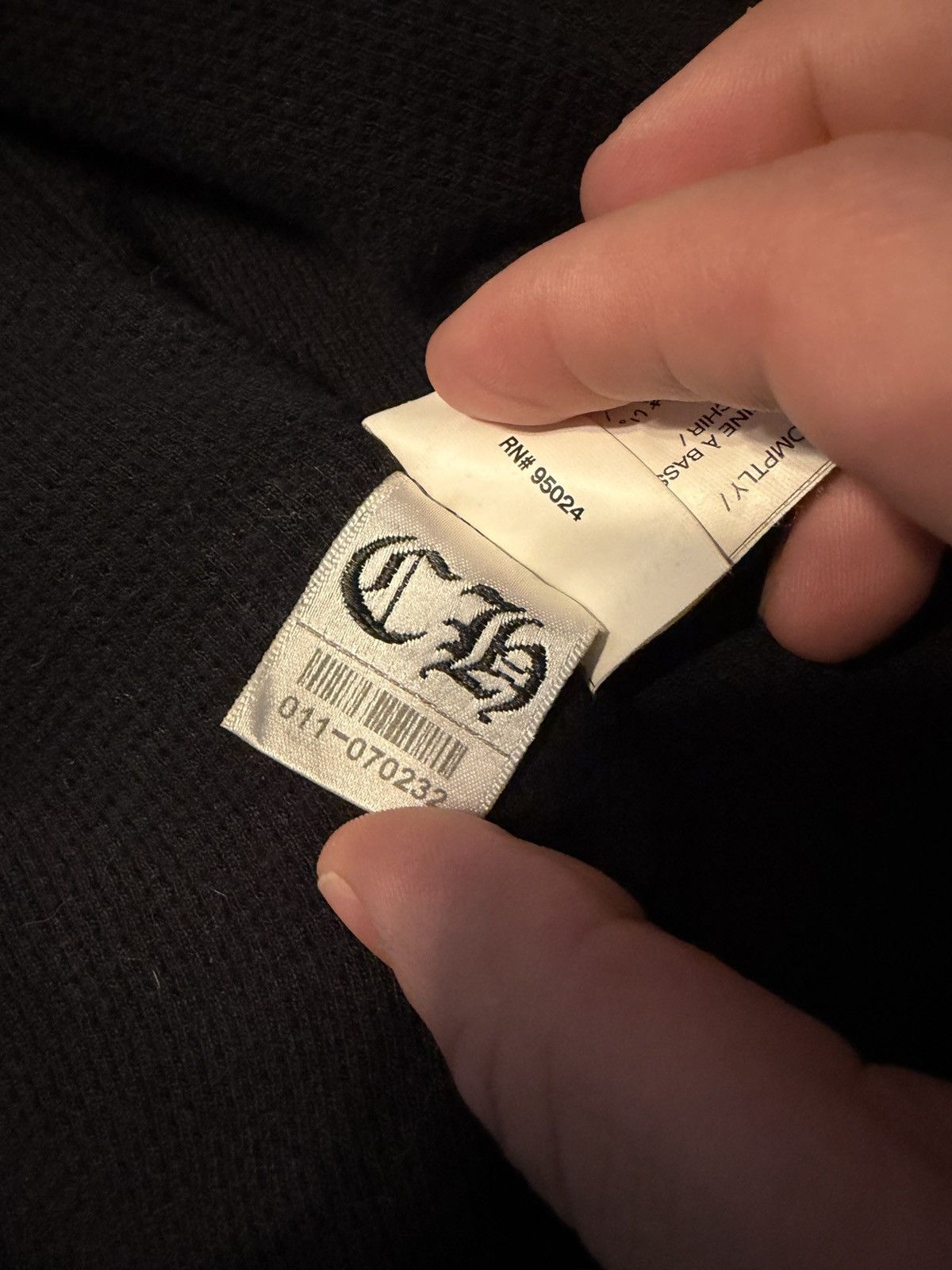 Chrome Hearts Chrome hearts thermal zip up Size US M / EU 48-50 / 2 - 10 Thumbnail