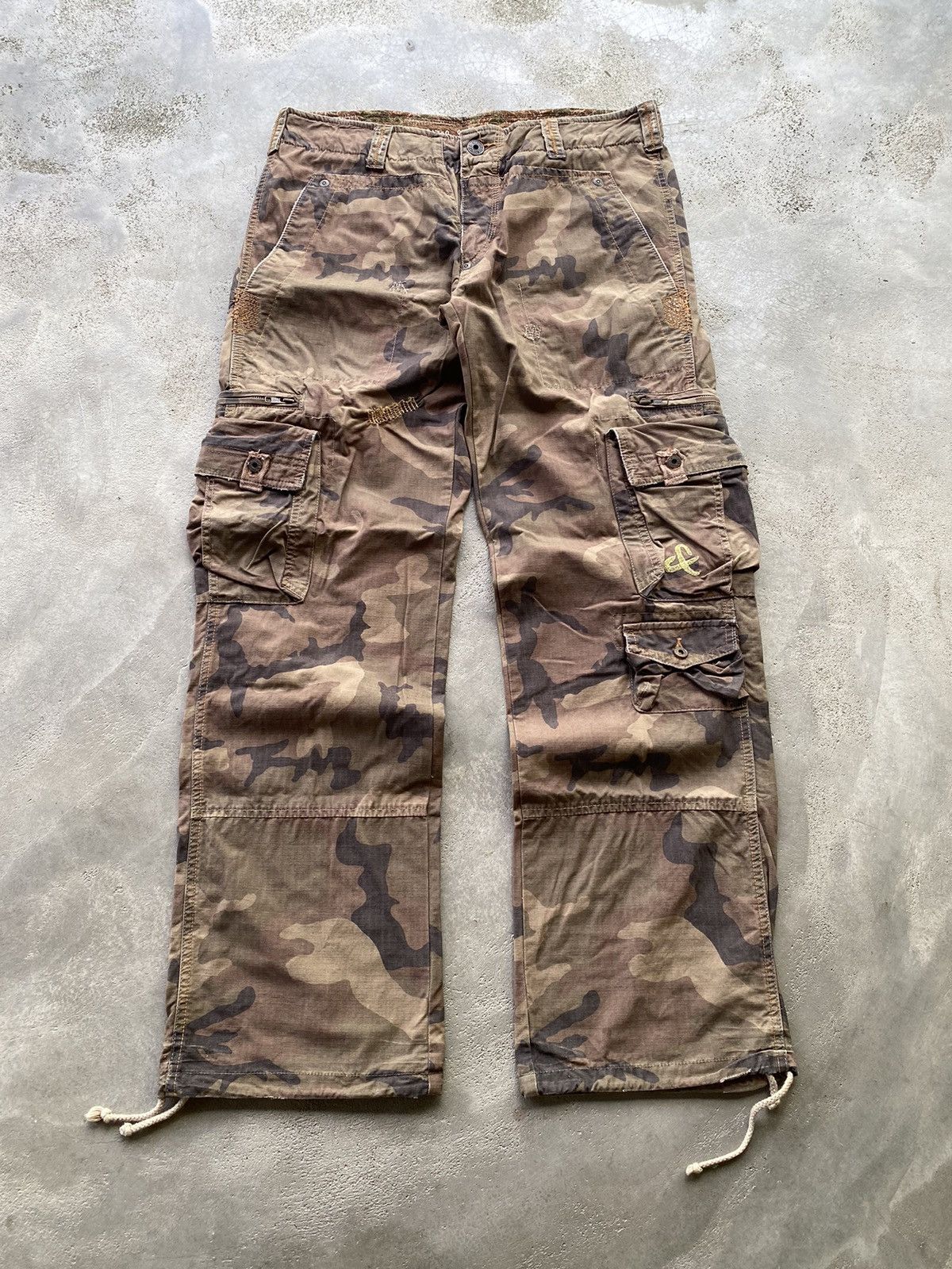 If Six Was Nine × Japanese Brand Scotch & Soda Multipocket Cargo Pants Size US 34 / EU 50 - 2 Thumbnail