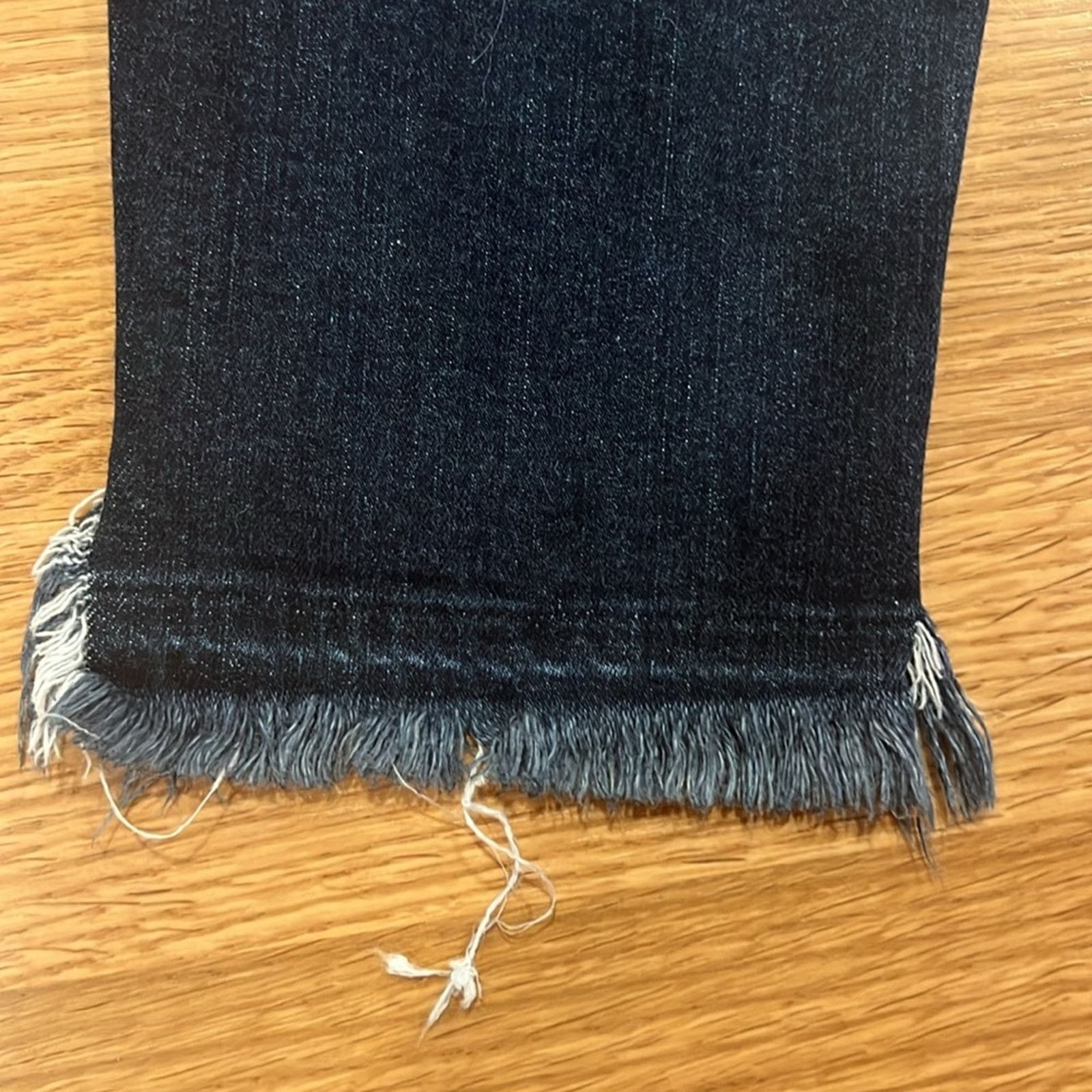 Paige Paige Hoxton Crop Skinny Jeans with Raw Hem Size 31" - 10 Thumbnail