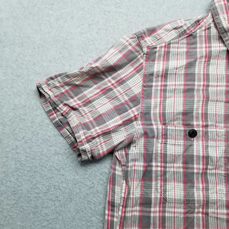 Lucky Brand Lucky Brand Shirt Mens Medium Plaid Button Up Pockets Size US M / EU 48-50 / 2 - 2 Thumbnail