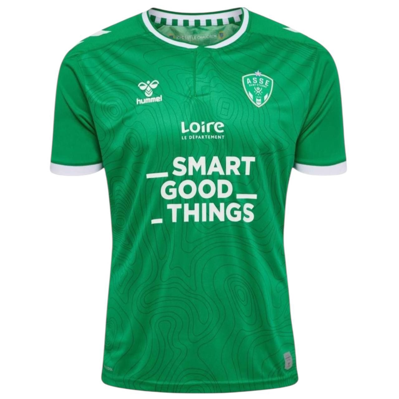 Hummel 2023/24 SAINT-ETIENNE LOIRE HOME SOCCER JERSEY FOOTBALL SHIR Size US S / EU 44-46 / 1 - 1 Thumbnail