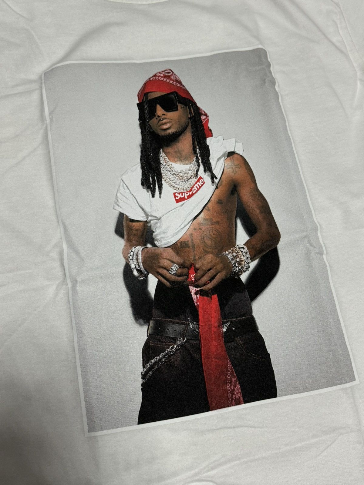 Supreme Supreme playboi carti tee Size US M / EU 48-50 / 2 - 2 Thumbnail