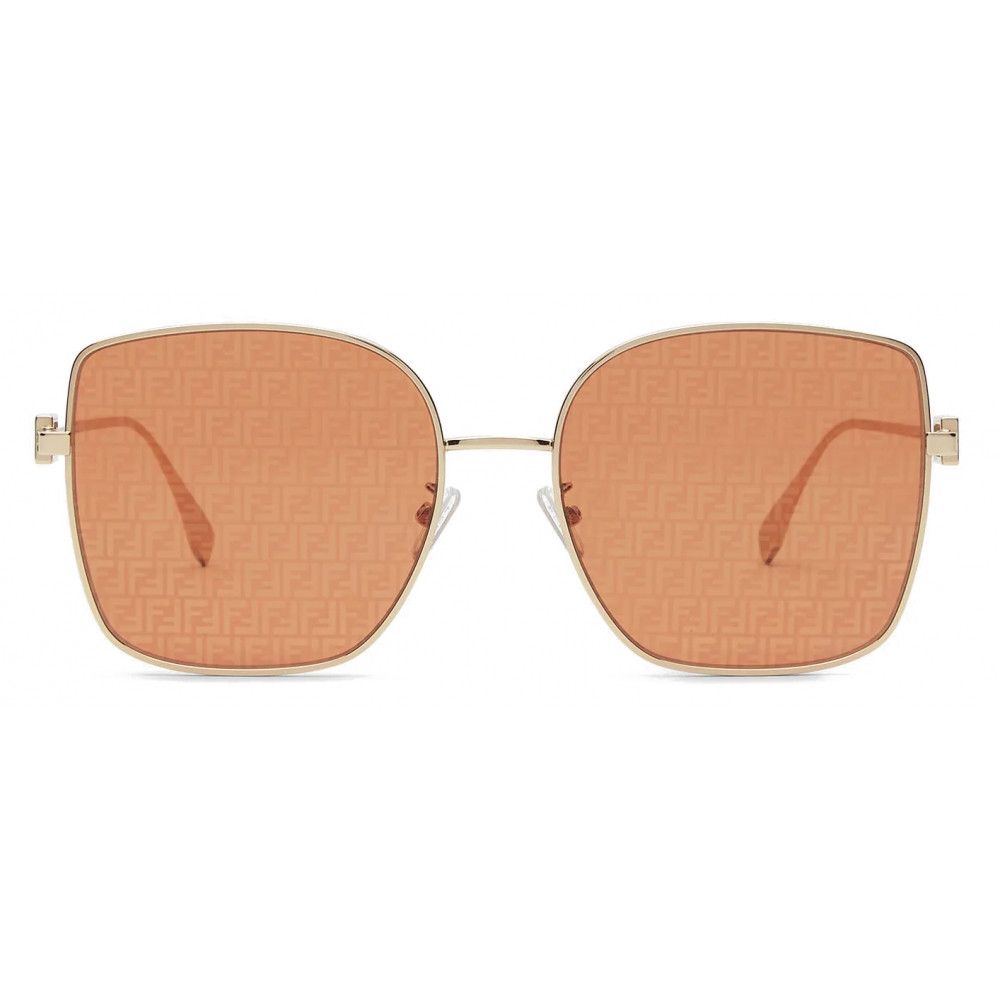 Fendi o1loc1c0824 Size: OS/ Baguette Sunglasses in Gold Size ONE SIZE - 1 Thumbnail