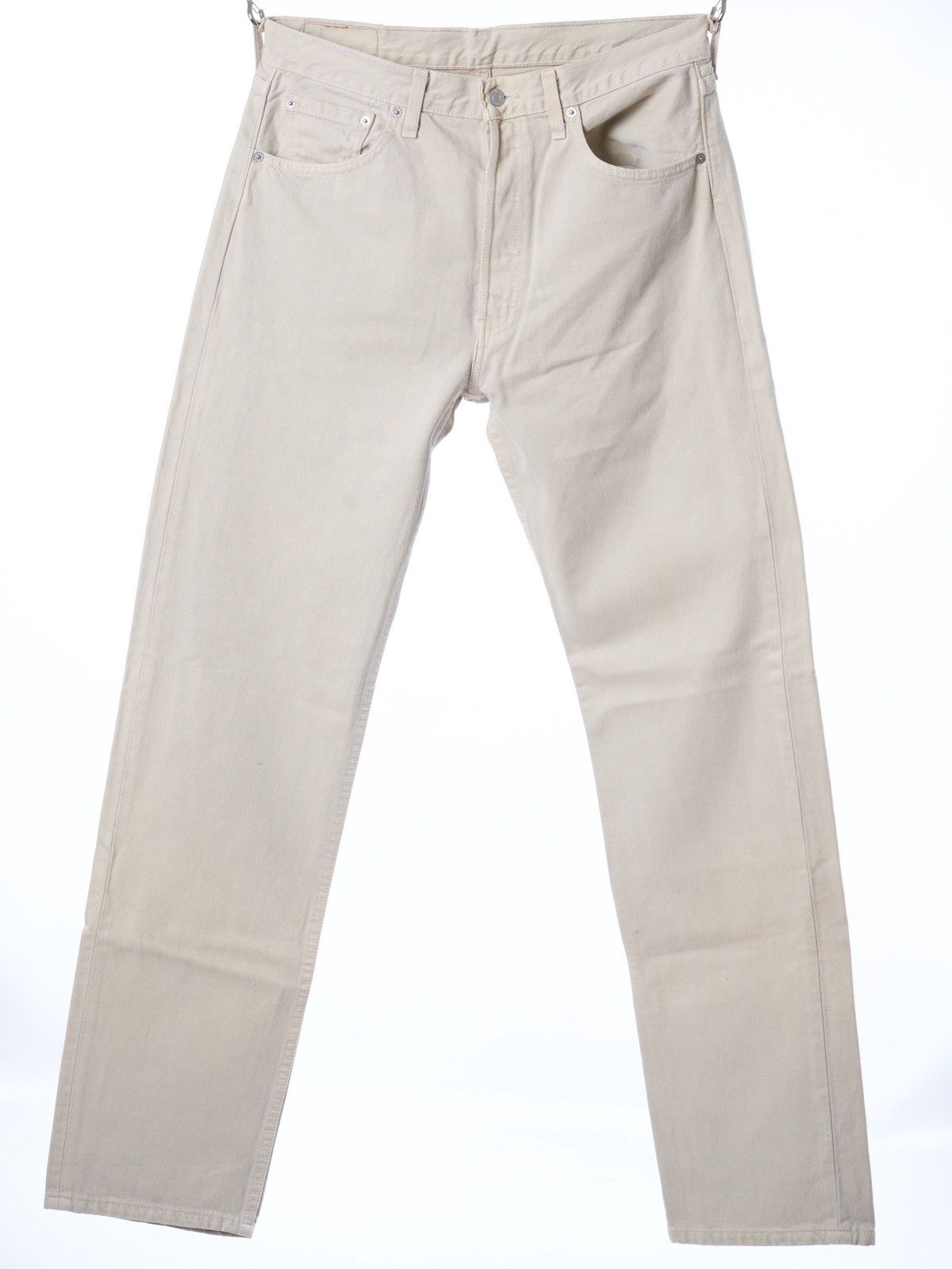 Levi's Vintage Levi's 501 Ecru/Beige Made in USA Jeans Denim 34 Size US 34 / EU 50 - 6 Thumbnail