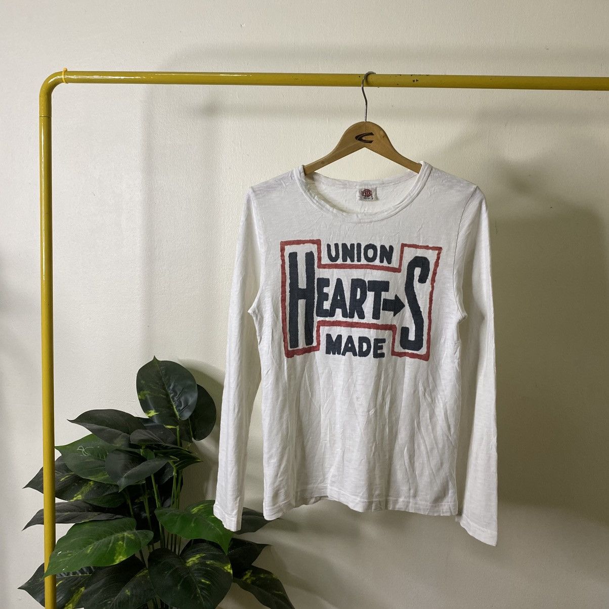 Blue Blue Japan Union Made Hearts Warehouse Dubbleworks McCoy LS T Shirt Size US S / EU 44-46 / 1 - 1 Thumbnail