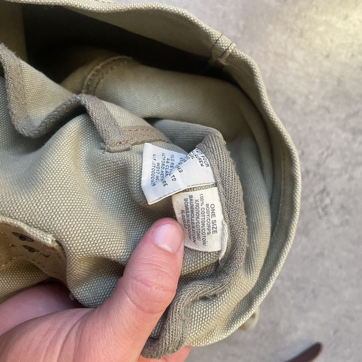 Denim & Supply Ralph Lauren × Vintage Vintage Ralph Lauren Military Messenger Bag Denim & Supply Size ONE SIZE - 10 Thumbnail