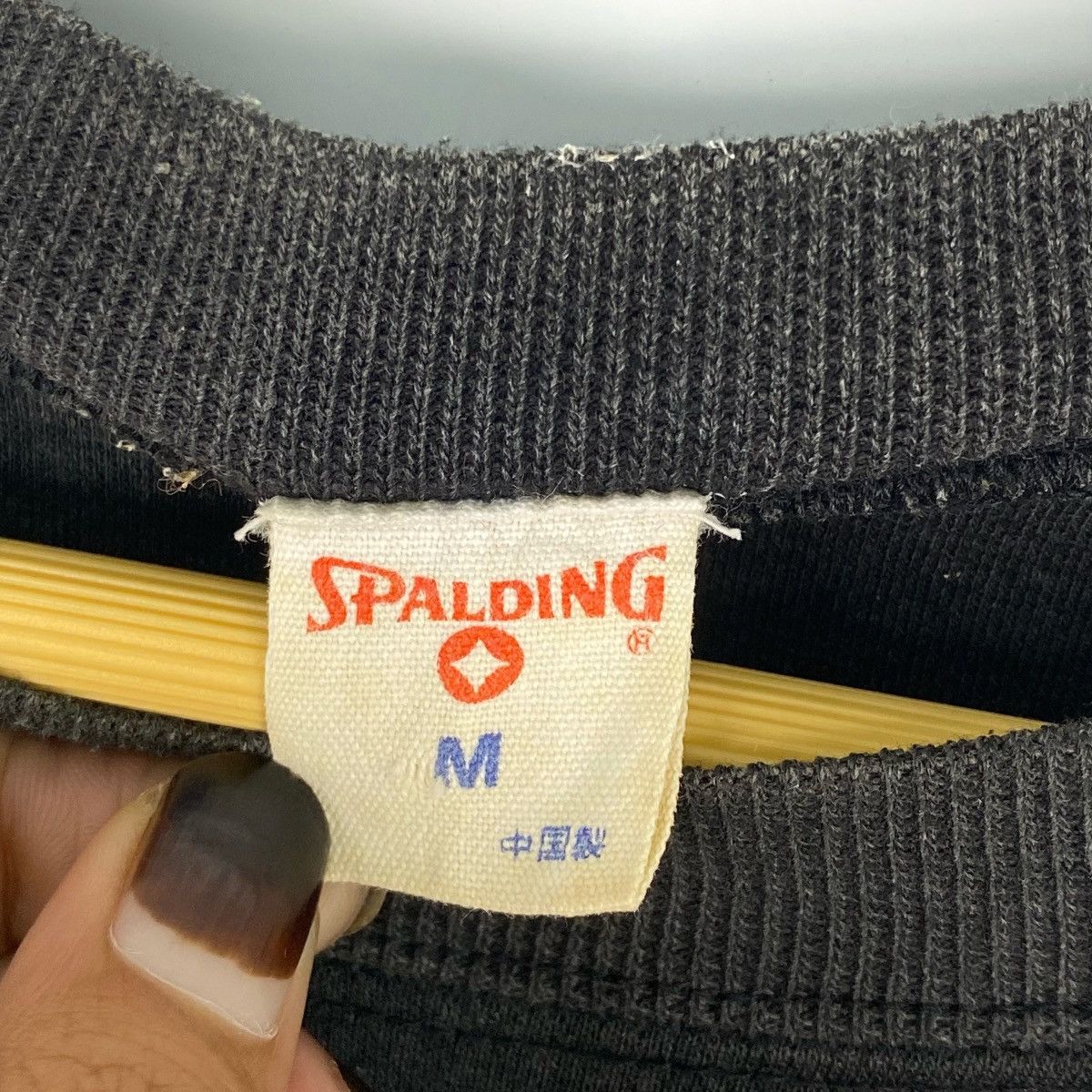 Spalding Spalding Sweatshirt Crewneck Pullover Jumper Size US L / EU 52-54 / 3 - 5 Thumbnail