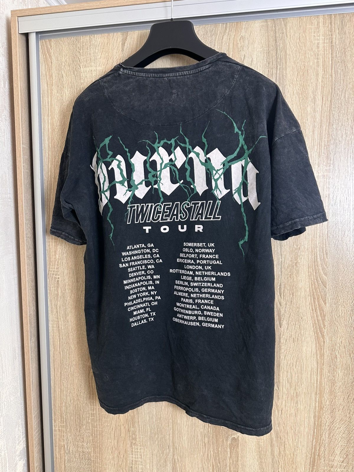Boohoo 🔥 Burna Boy Twice As Tall Tour Music Oversized T Shirt Man Size US M / EU 48-50 / 2 - 1 Thumbnail