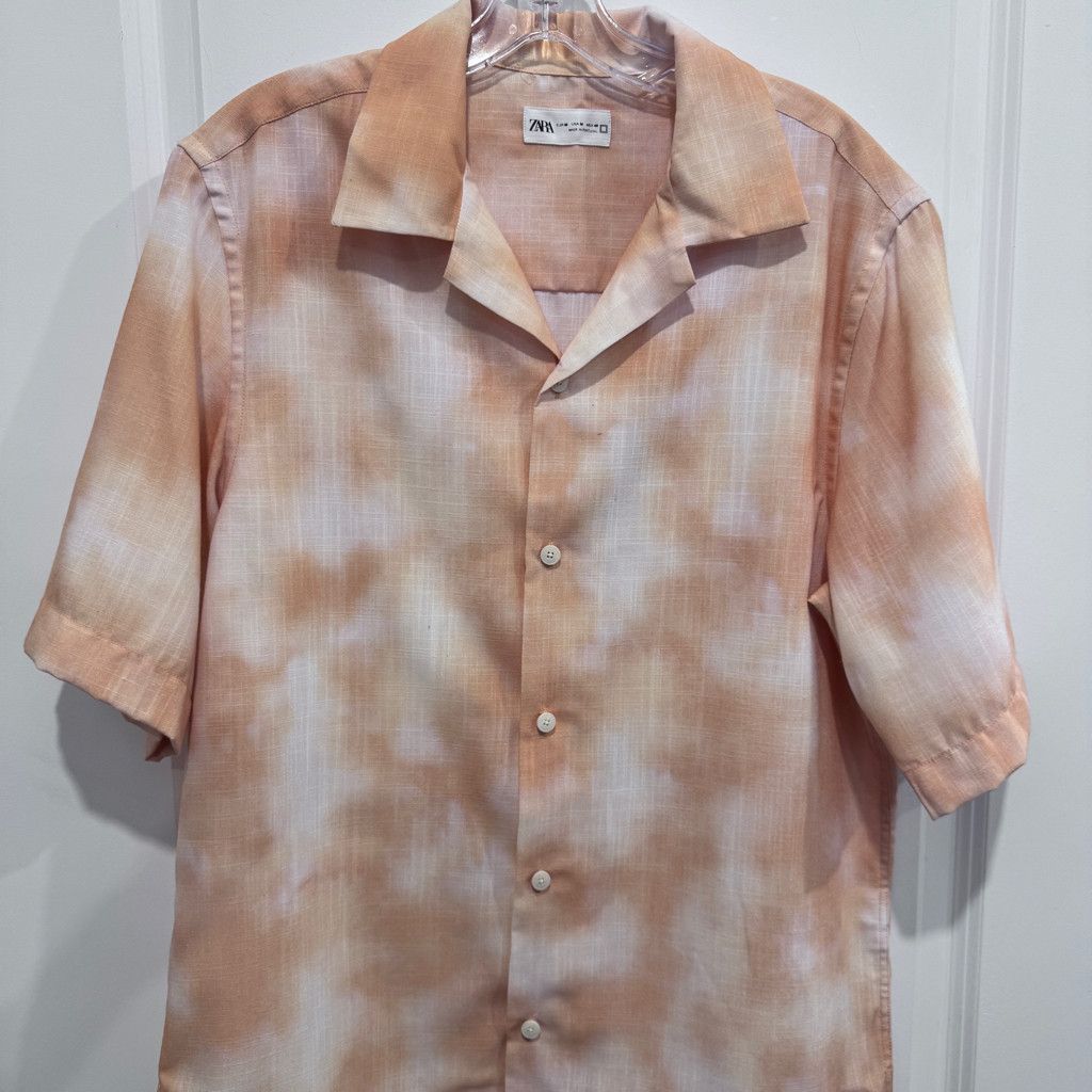Zara Zara Men’s short sleeve button front Size US M / EU 48-50 / 2 - 1 Thumbnail