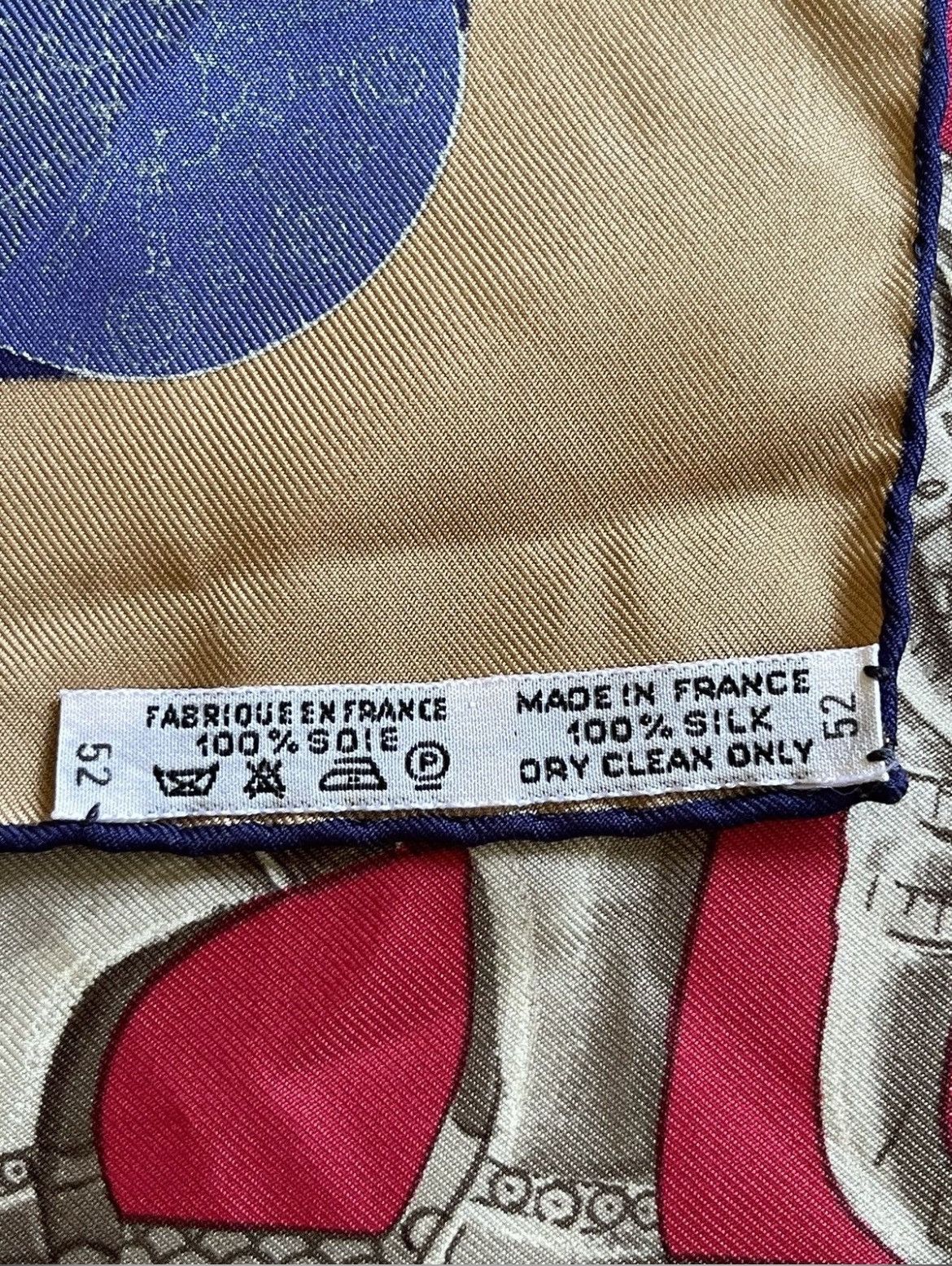 Hermes Torana Hermes Silk Scraf by Annie Faivre in 1987 Size ONE SIZE - 4 Thumbnail