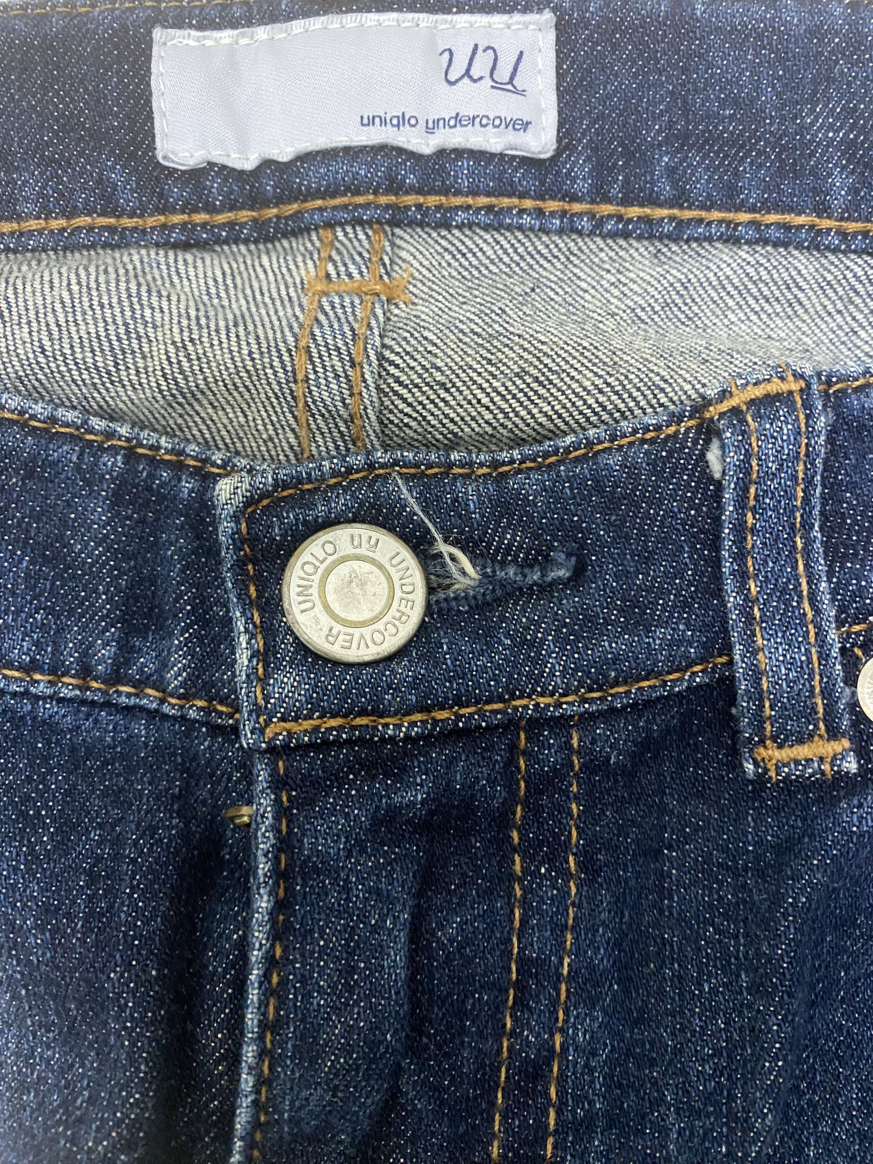 Undercover × Uniqlo UU Undercover Uniqlo Denim Zipper Size 31" - 5 Thumbnail