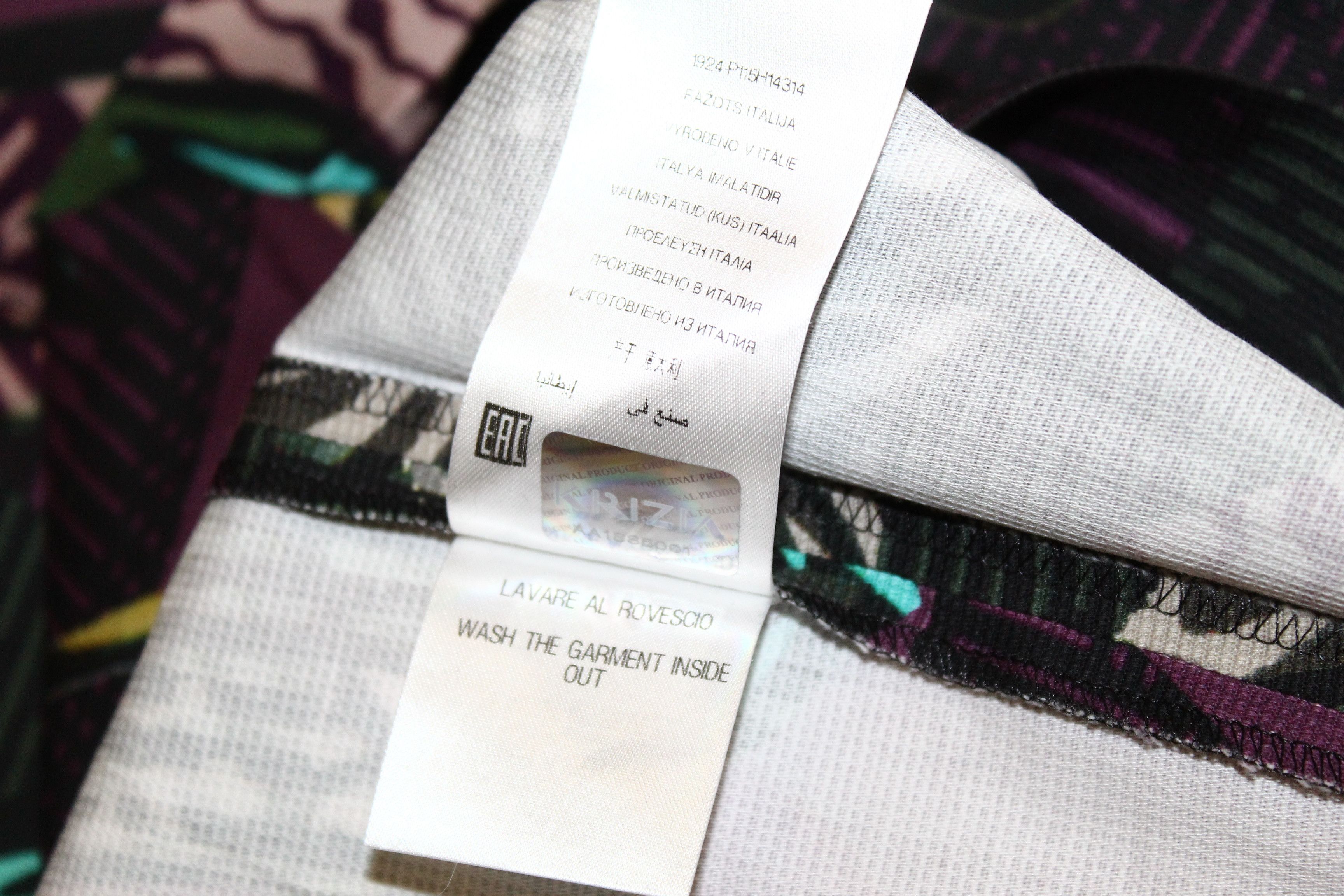 Krizia Uomo PerTe Krizia Lining Waffle Cotton Woven Floral Trouser Size 32" / US 10 / IT 46 - 13 Thumbnail