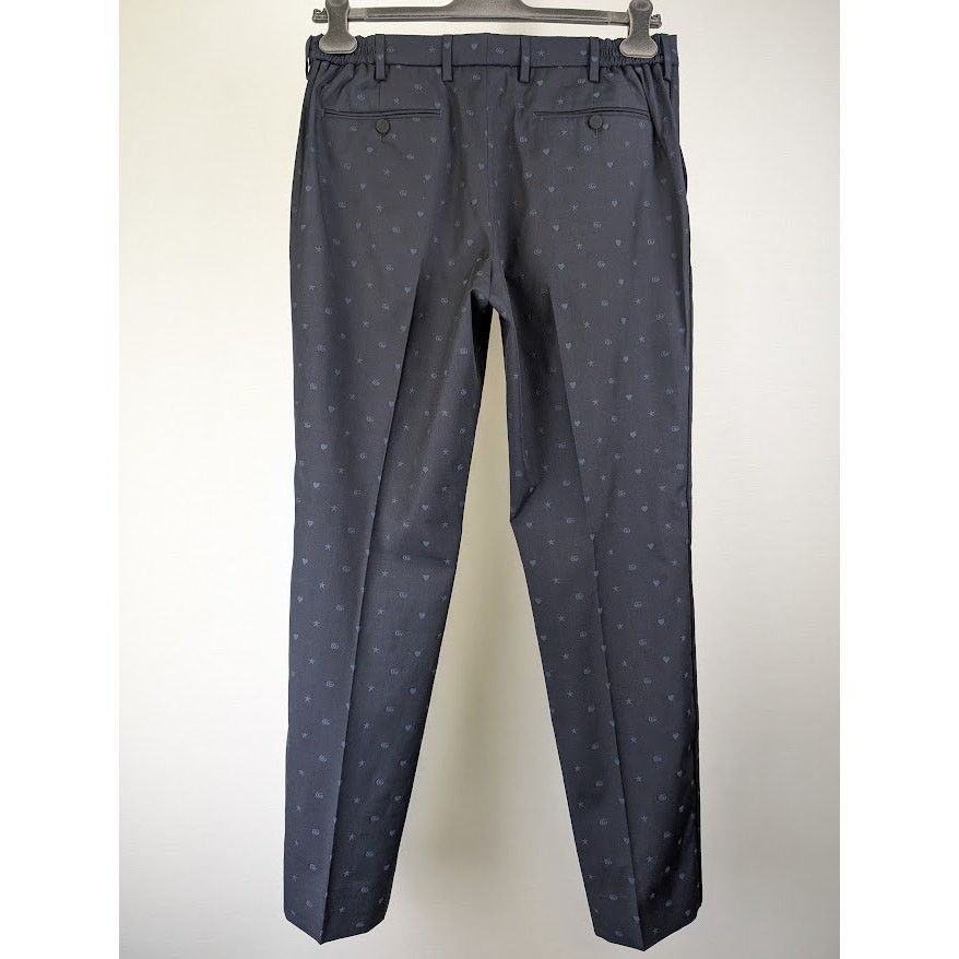 Gucci o1rshd1 Logo All Over Pants in Blue Size US 32 / EU 48 - 10 Thumbnail