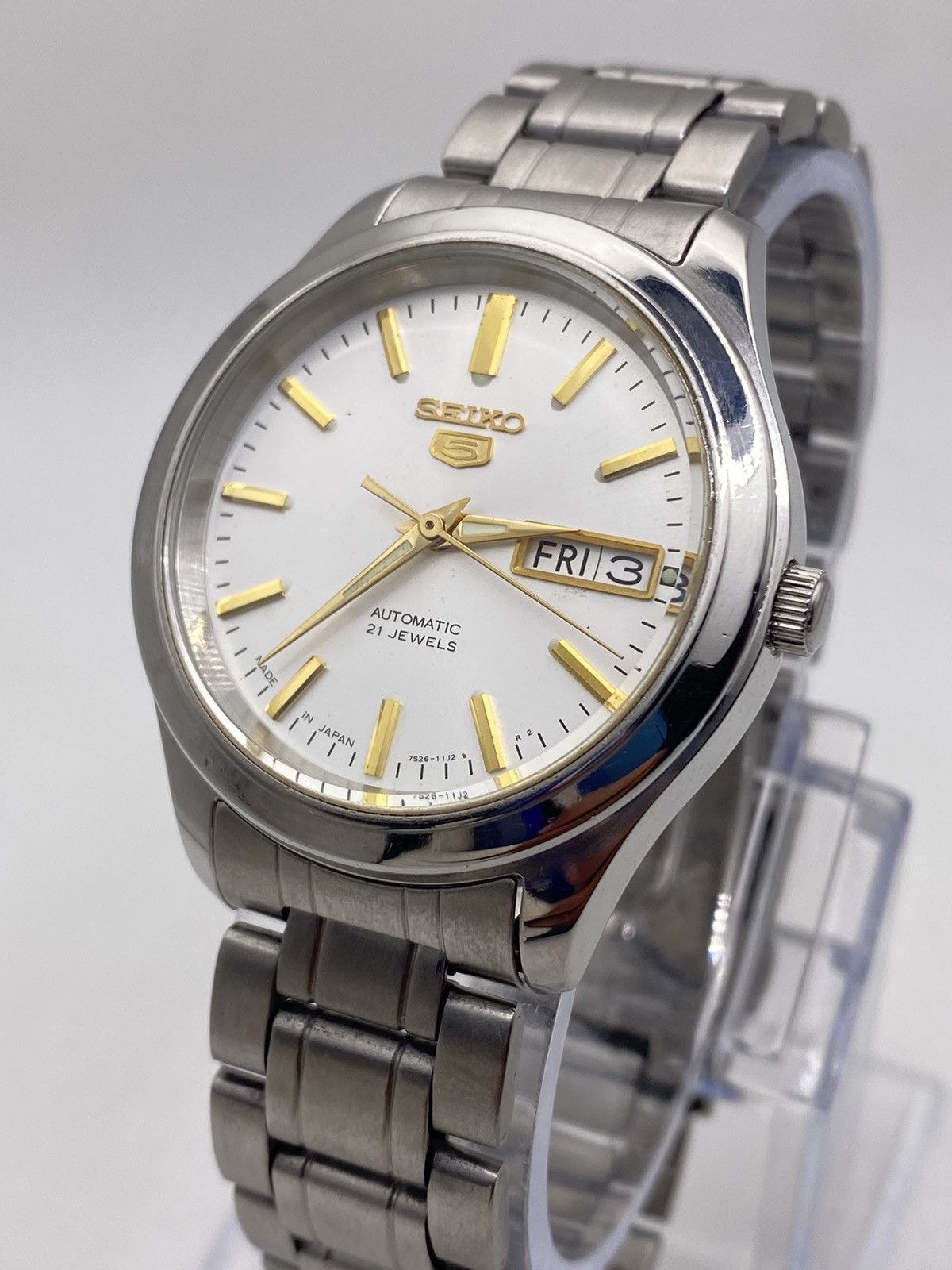 Seiko SEIKO 5 AUTOMATIC 7S26 VINTAGE MEN’S WRISTWATCH Size 36 - 8 Thumbnail