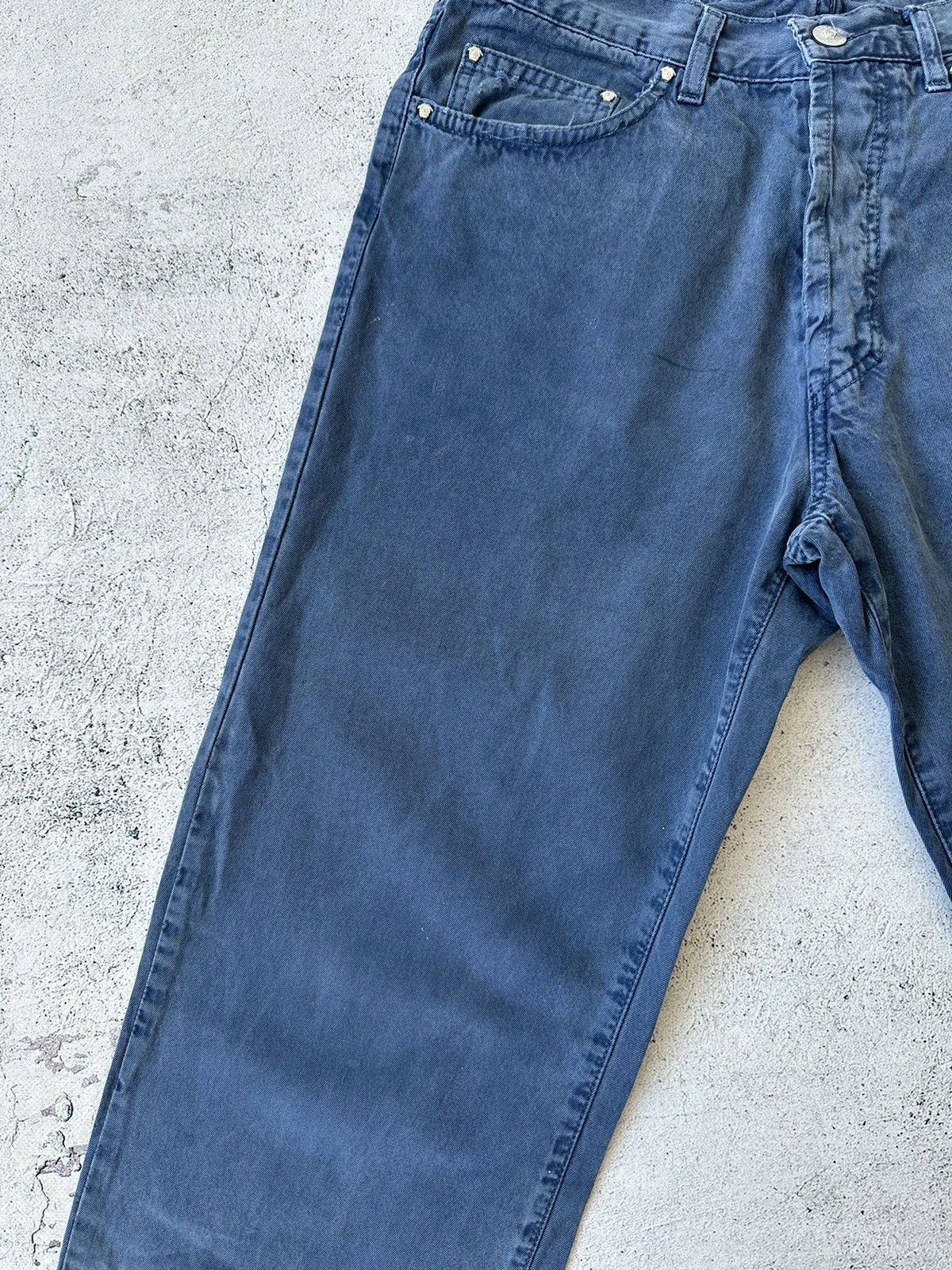 Versace × Versace Jeans Couture × Vintage Vintage Versace Jeans Couture Washed Pants Size US 29 - 10 Thumbnail