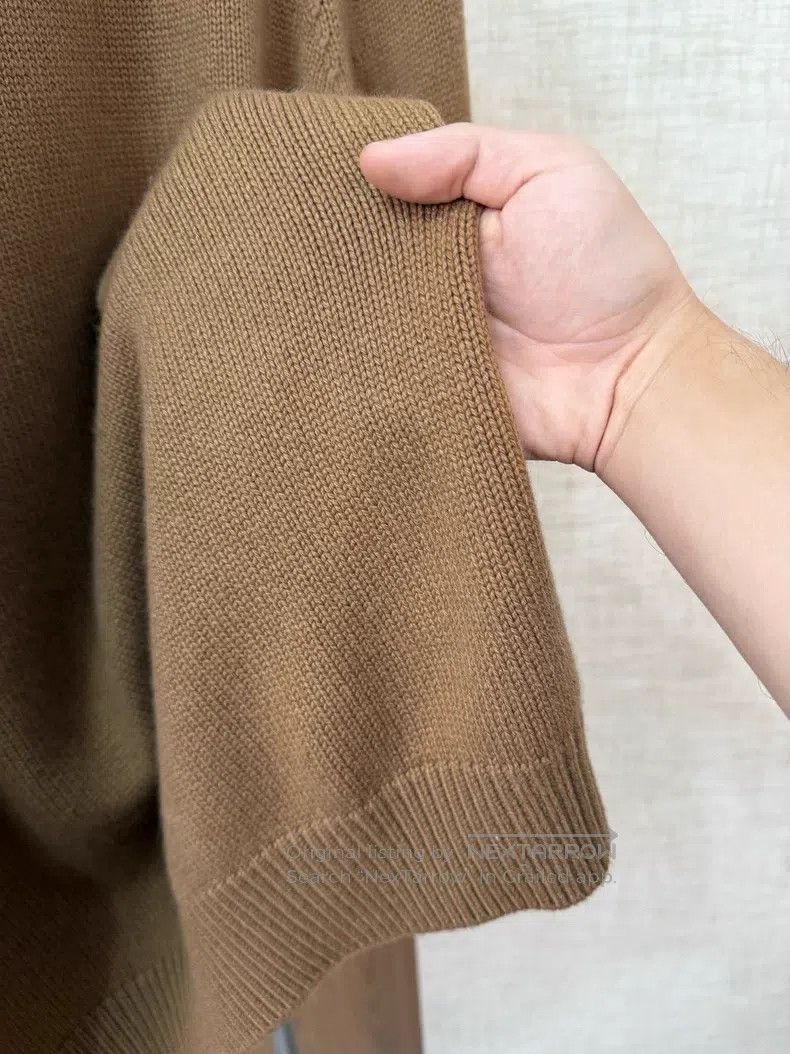 Loro Piana Loro Piana Ceiling Fabric Lama Wool Knit Sweater Size US L / EU 52-54 / 3 - 6 Thumbnail