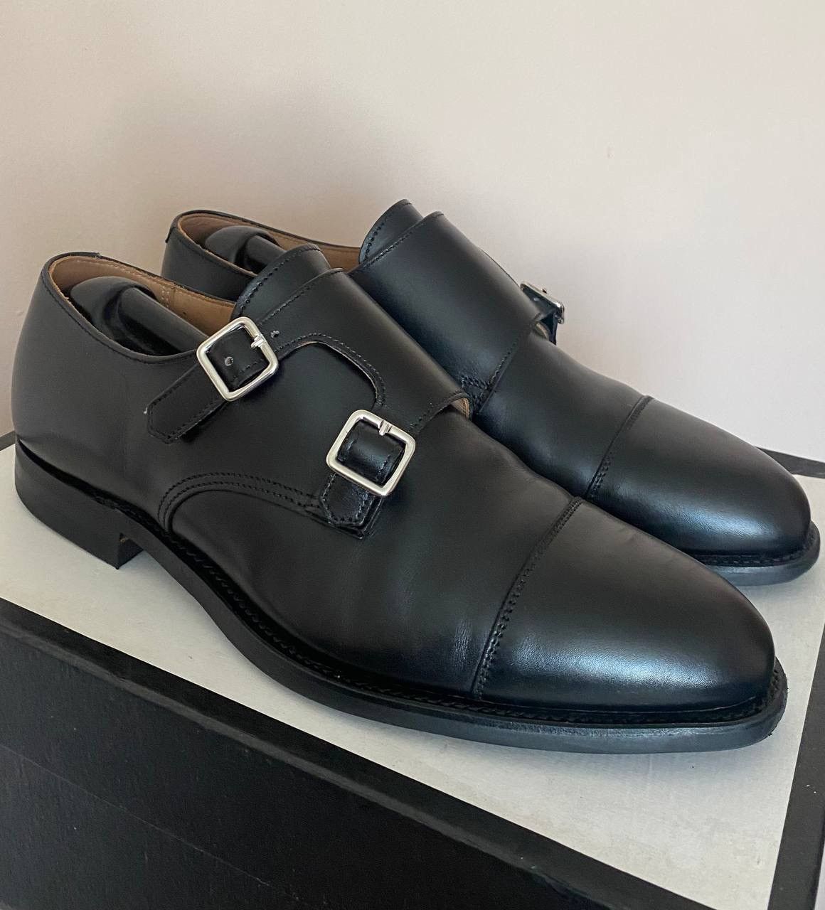 Crockett & Jones Crockett & Jones Lowndes 4 Double Monk Oxford Shoes Size US 7.5 / EU 40-41 - 1 Thumbnail