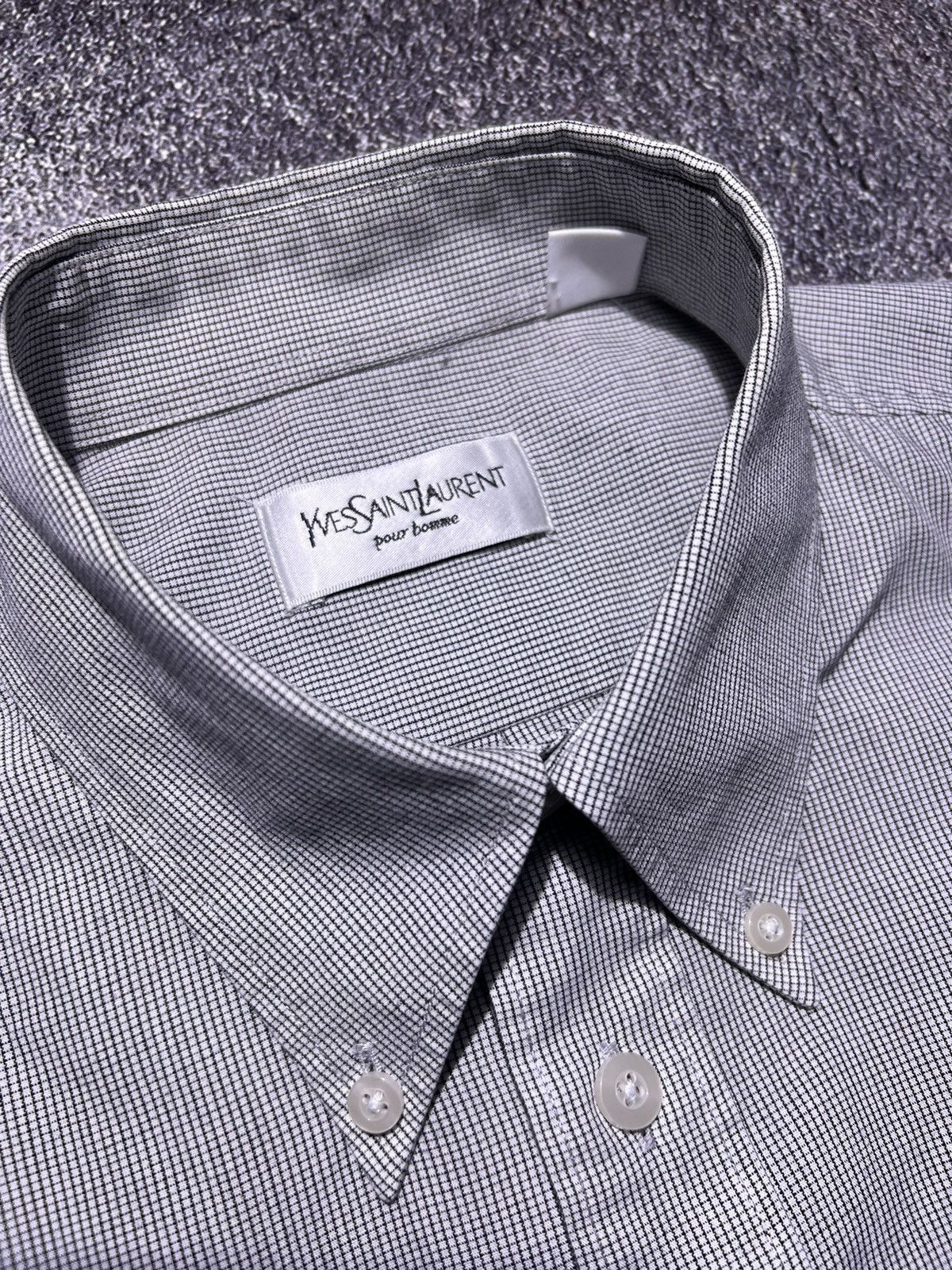 Vintage × Yves Saint Laurent Mens Vintage Yves Saint Laurent Shirts Button Up summer ysl Size US M / EU 48-50 / 2 - 3 Thumbnail