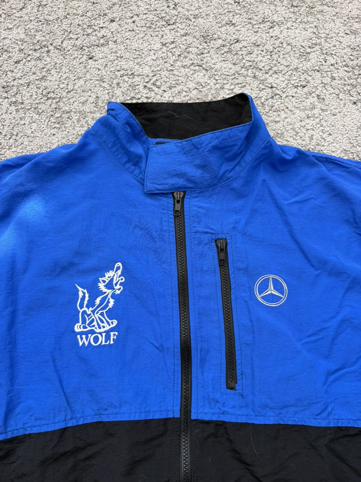 Mercedes-Benz Vintage Mercedes Benz Service Formula 1 Racing Work Jacket Size US XL / EU 56 / 4 - 4 Thumbnail