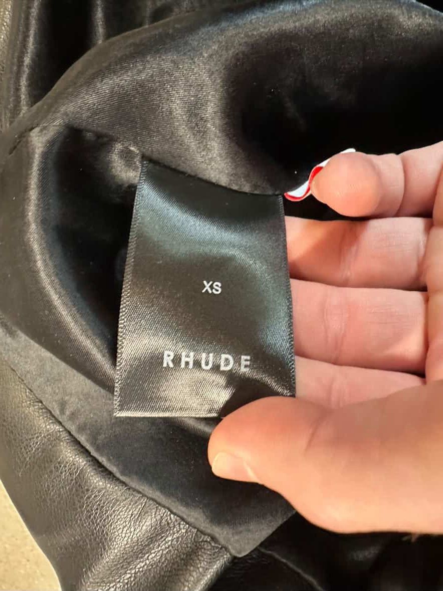 Rhude Rhude Embossed Puffer Jacket Black Size US XS / EU 42 / 0 - 4 Thumbnail