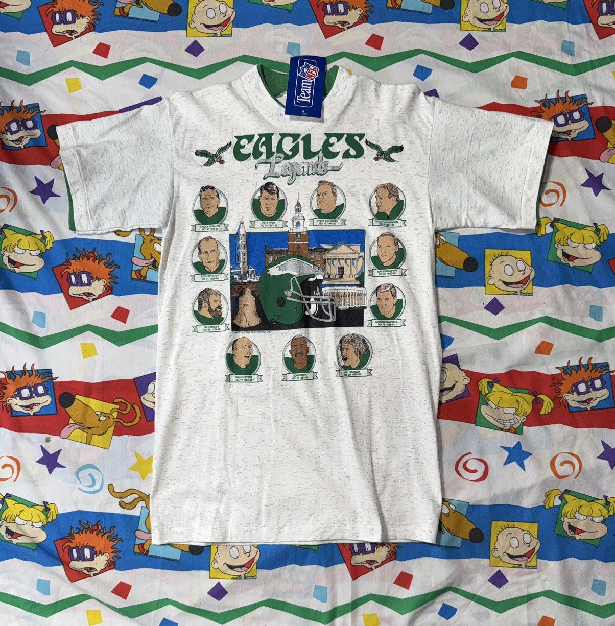 Other VINTAGE NWT 1990 Philadelphia Eagles Team Legends T-shirt Size US M / EU 48-50 / 2 - 1 Thumbnail