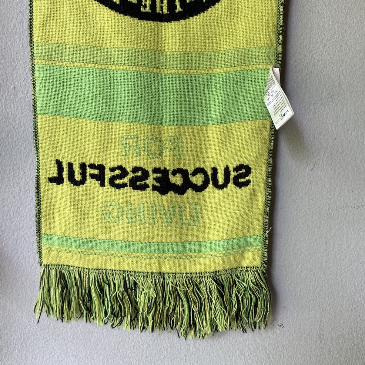Diesel Diesel Logo Scarf in Black & Neon Green Size ONE SIZE - 9 Thumbnail