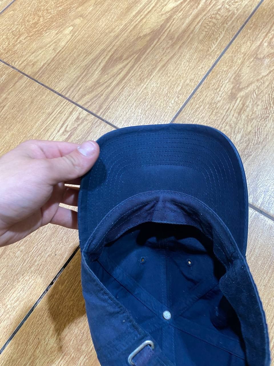 Nike Blue Hats Vintage Nike Cap Y2K metal logo streetwear Size ONE SIZE - 11 Thumbnail
