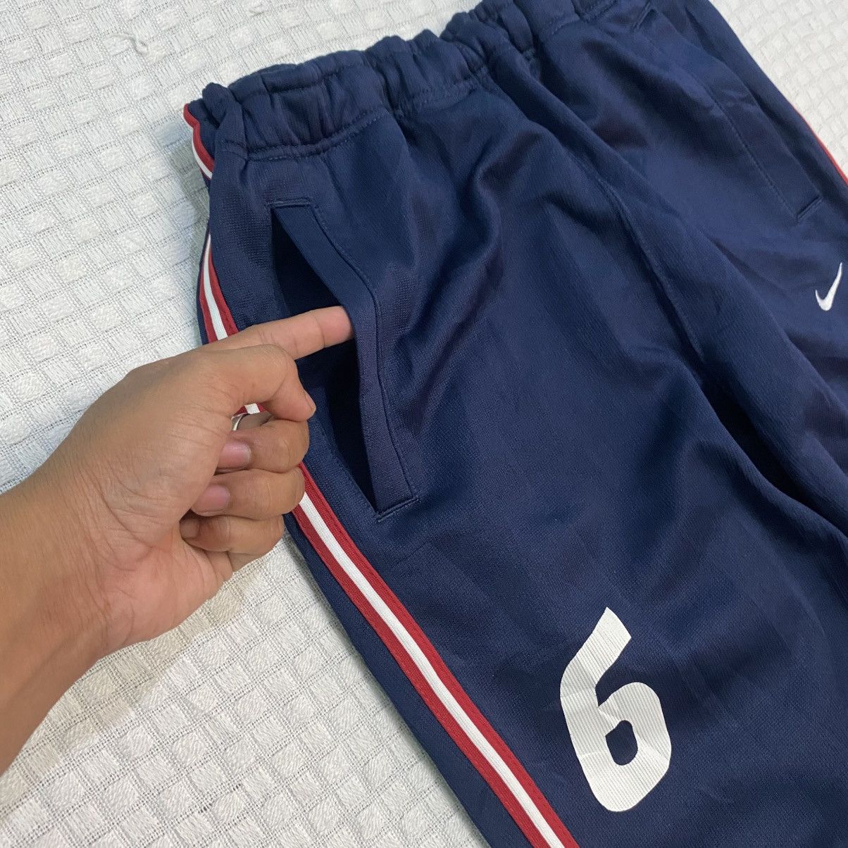 Carhartt Wip × Nike 💥 VINTAGE NIKE SUPER BAGGY 90S WIDE LEG TRACK PANTS Y2K Size US 30 / EU 46 - 5 Thumbnail