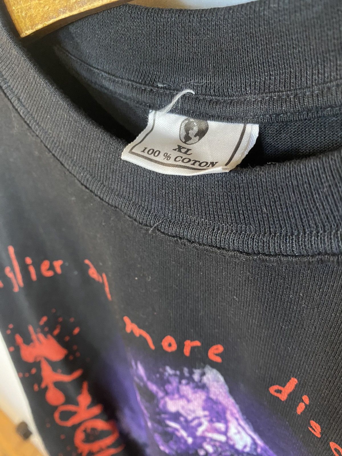 Band Tees Vintage Dellamorte 90s shirt longsleeves Size US XL / EU 56 / 4 - 2 Thumbnail
