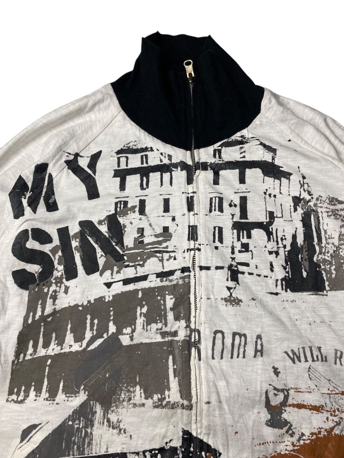 If Six Was Nine × Japanese Brand × PPFM 2000's PPFM Death My Sin Reversible Hoodie Size US M / EU 48-50 / 2 - 6 Thumbnail