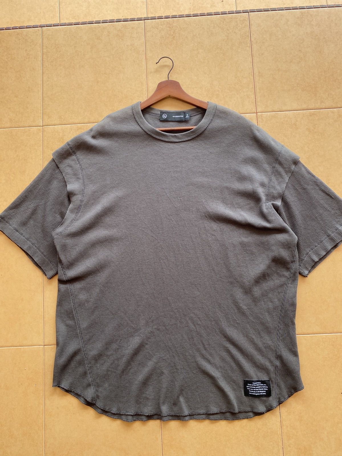 GU × Undercover GU x UNDERCOVER Waffle Knit Layered T-Shirt Size XL / US 12-14 / IT 48-50 - 3 Thumbnail