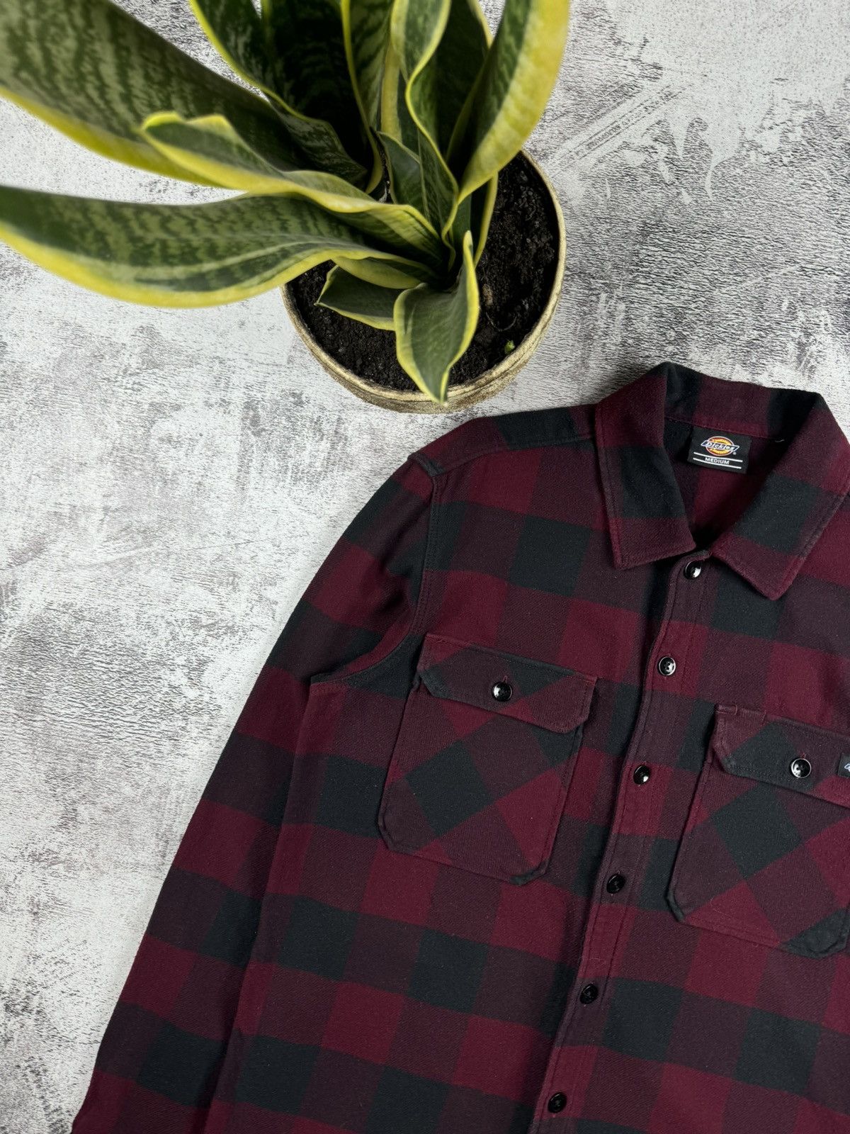 Dickies Dickies 90S Flannel Workwear Checked Longsleeve Basic Shirt Size US M / EU 48-50 / 2 - 4 Thumbnail
