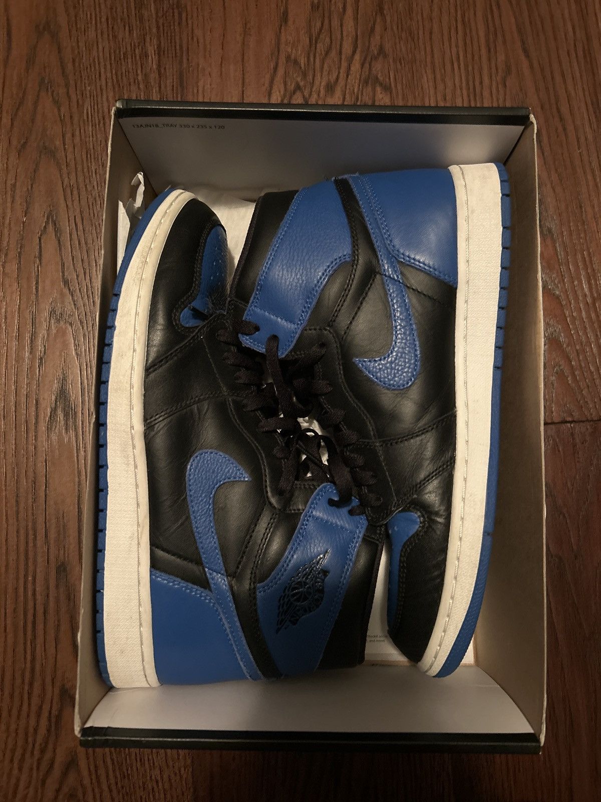 Jordan Brand Jordan 1 Retro Royal (2017) Size US 12 / EU 45 - 5 Thumbnail