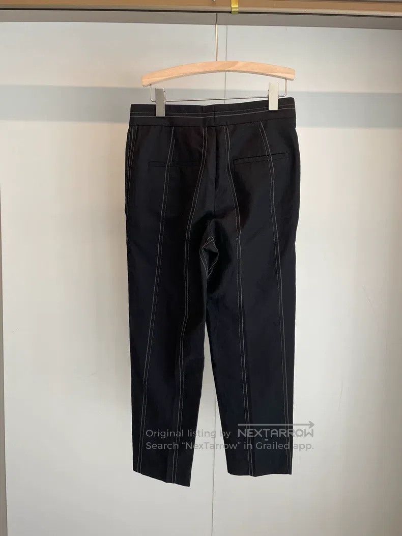 Brunello Cucinelli Brunello Cucinelli Black Beaded New Wool Trousers Size 25" / US 0 / IT 36 - 2 Thumbnail