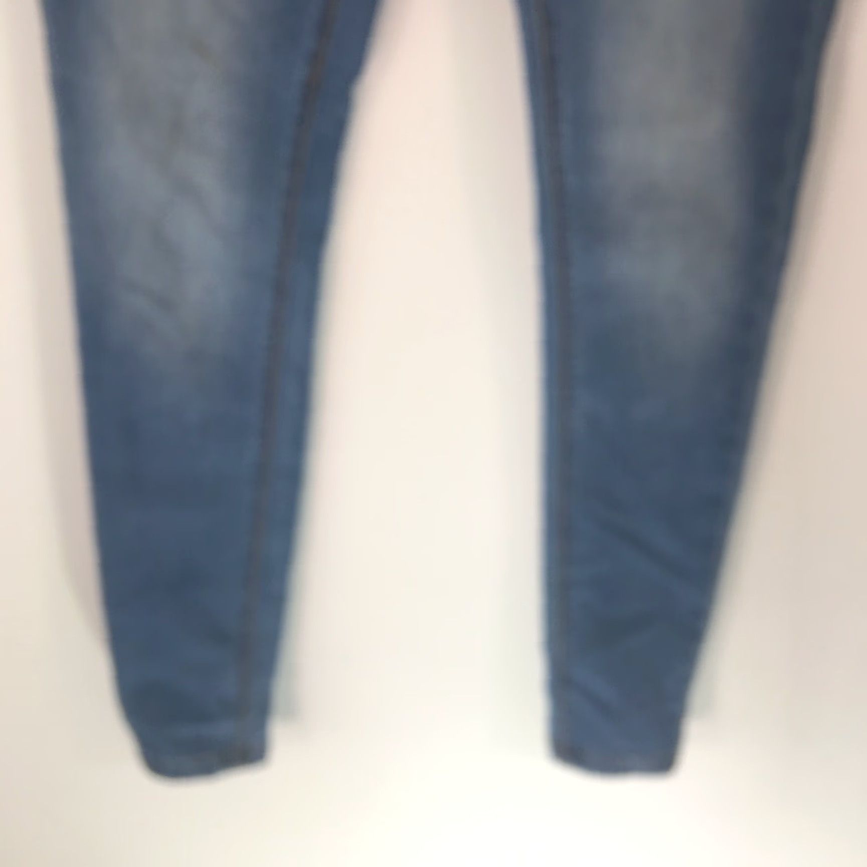 Vintage Rio Jeans Skinny Blue Denim Juniors Size 3 Low Rise 29in Inseam 5-Pocket Women’s Casual Pants Womens Size 26" / US 2 / IT 38 - 5 Thumbnail