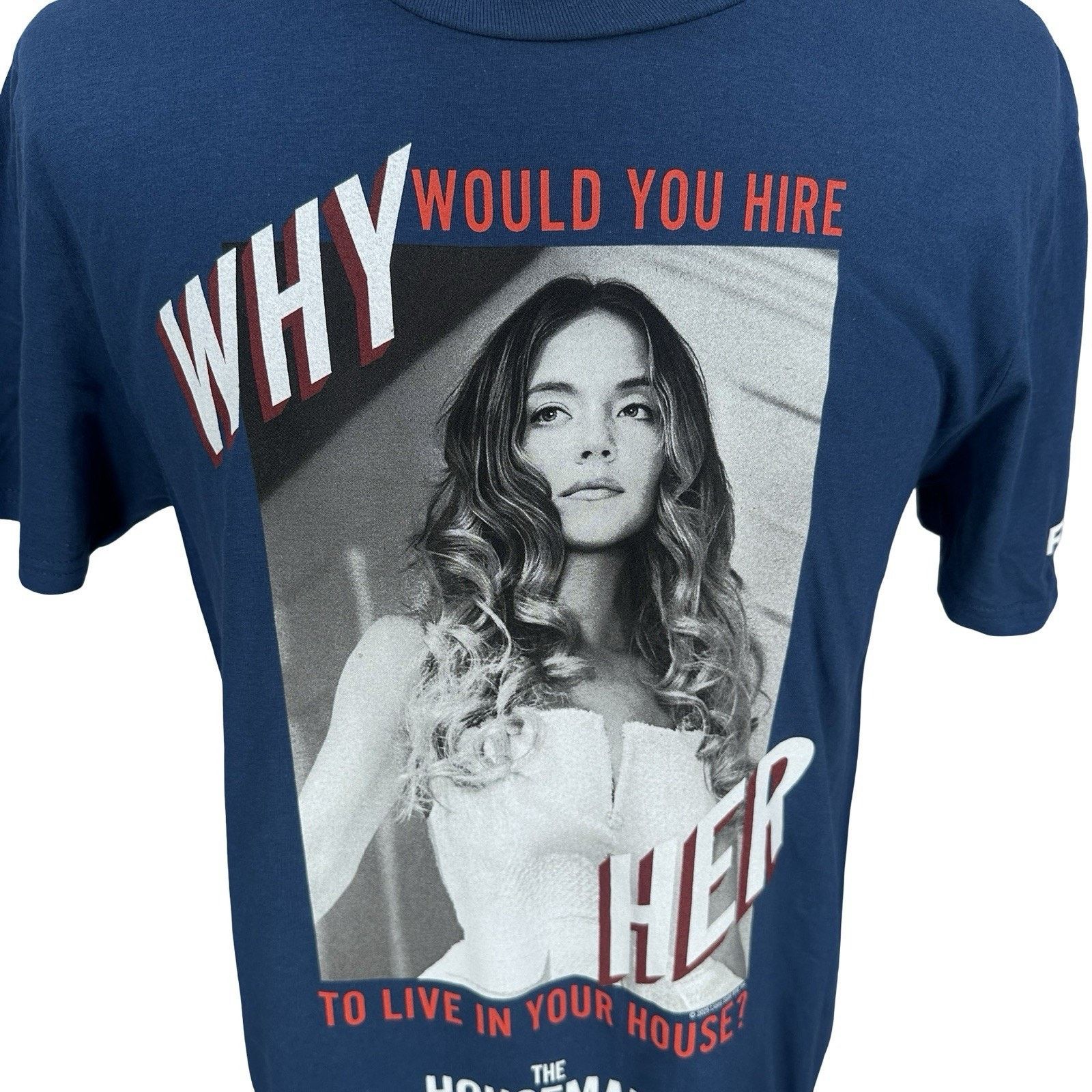 Other The Housemaid Sydney Sweeney Movie Promo T-Shirt Men M Blue Size US M / EU 48-50 / 2 - 2 Thumbnail