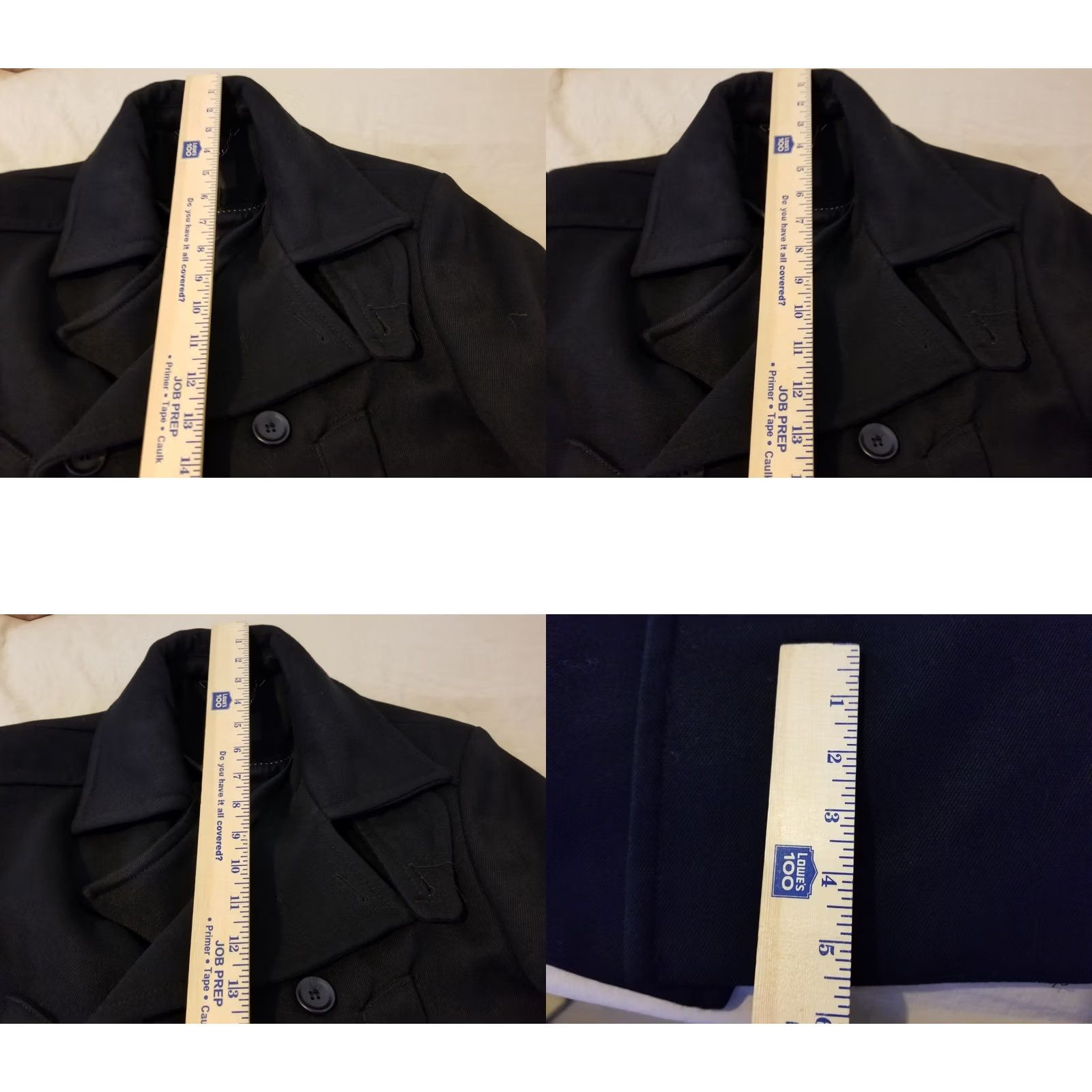 H&M Mens H&M Overcoat Jacket Black 42R Casual Business Formal Size US XS / EU 42 / 0 - 8 Thumbnail