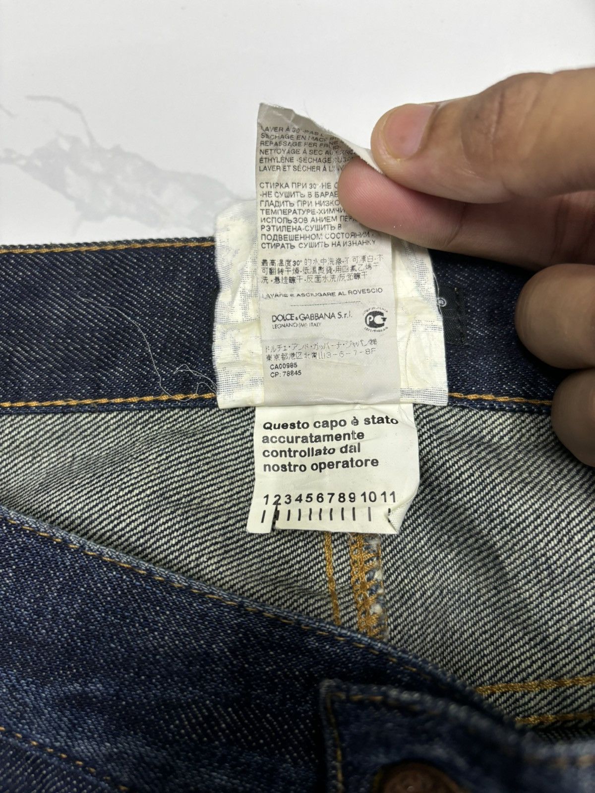 Dolce & Gabbana 🔥DOLCE & GABBANA BLUE DISTRESSED DENIM JEANS Size US 34 / EU 50 - 12 Thumbnail