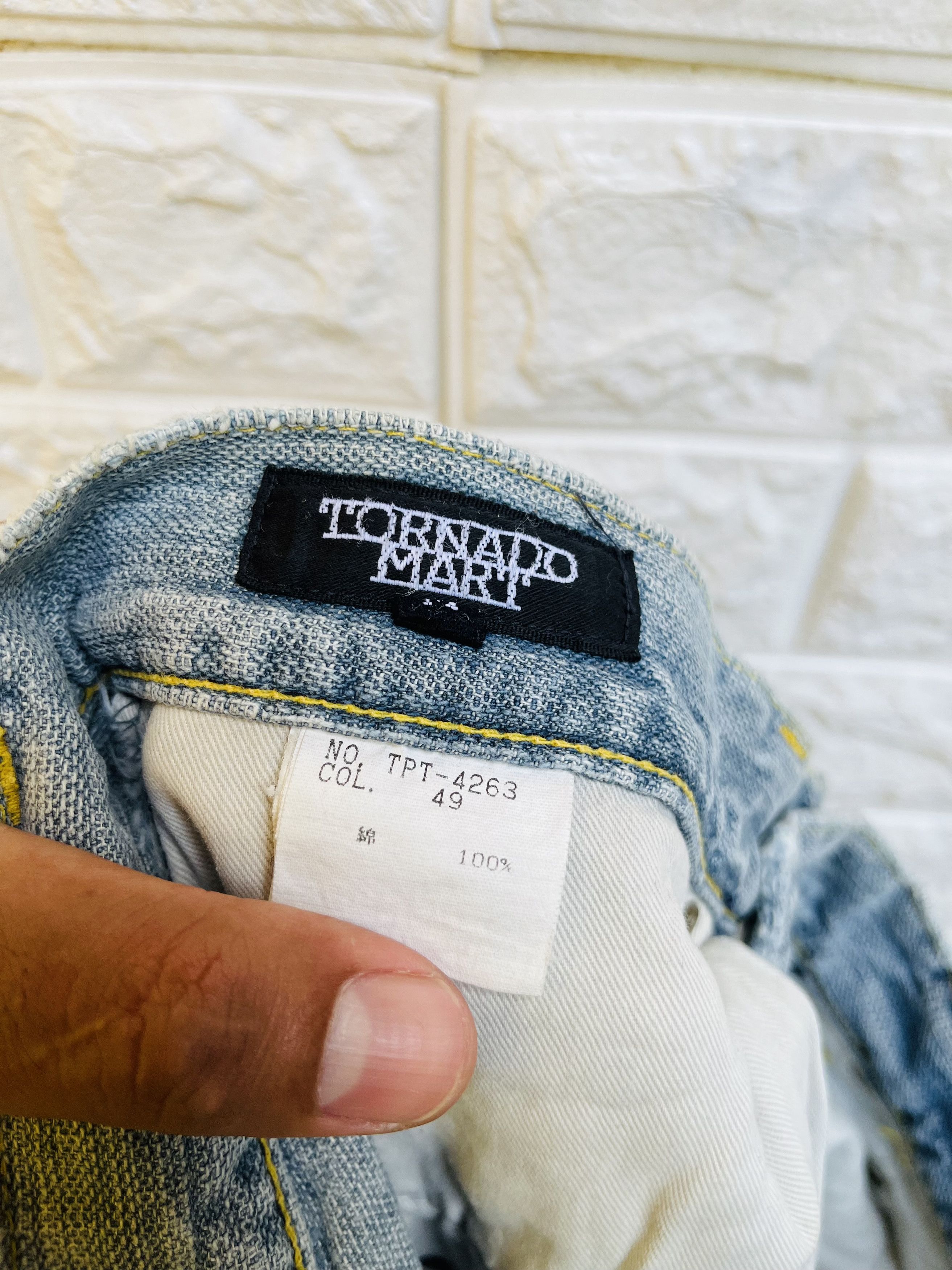 Japanese Brand × Tornado Mart × Vintage Vintage Tornado Mart Distressed Japanese Designer Style Size US 29 - 11 Thumbnail
